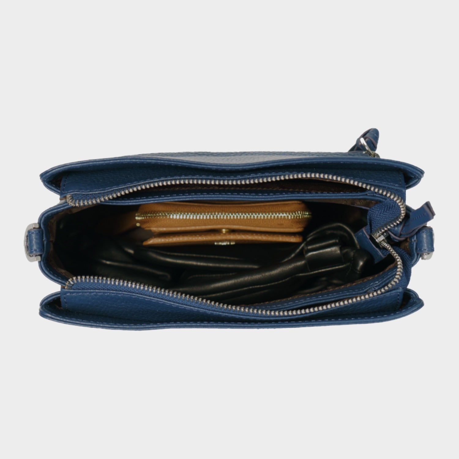 Innenansicht HANNA Umhängetasche RV blue sapphire