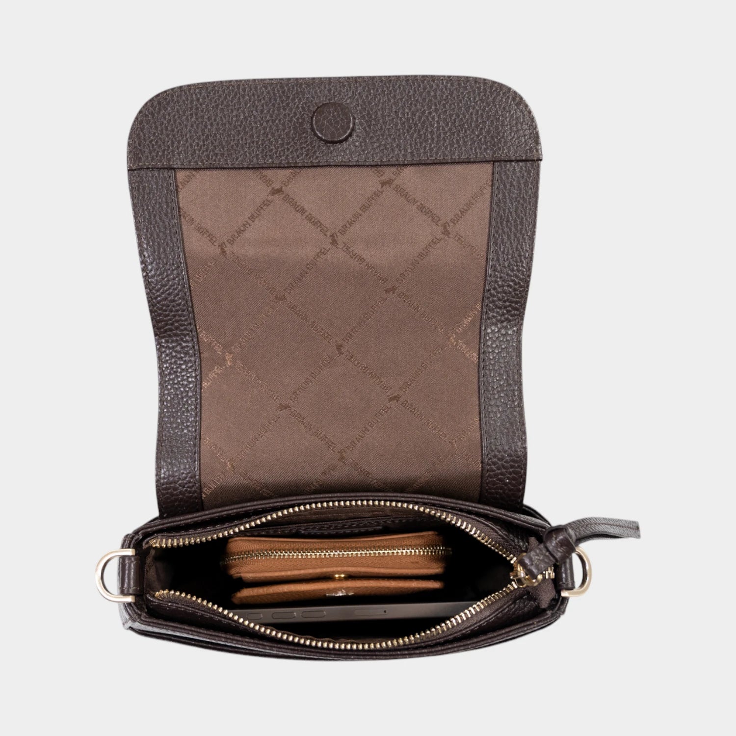 HANNA Flap Bag XS espresso