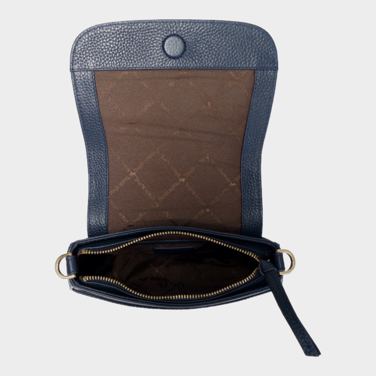 Innenansicht HANNA Flap Bag XS navy