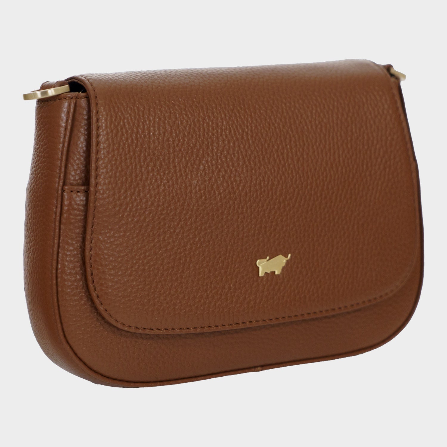 HANNA Flap Bag XS saddle brown