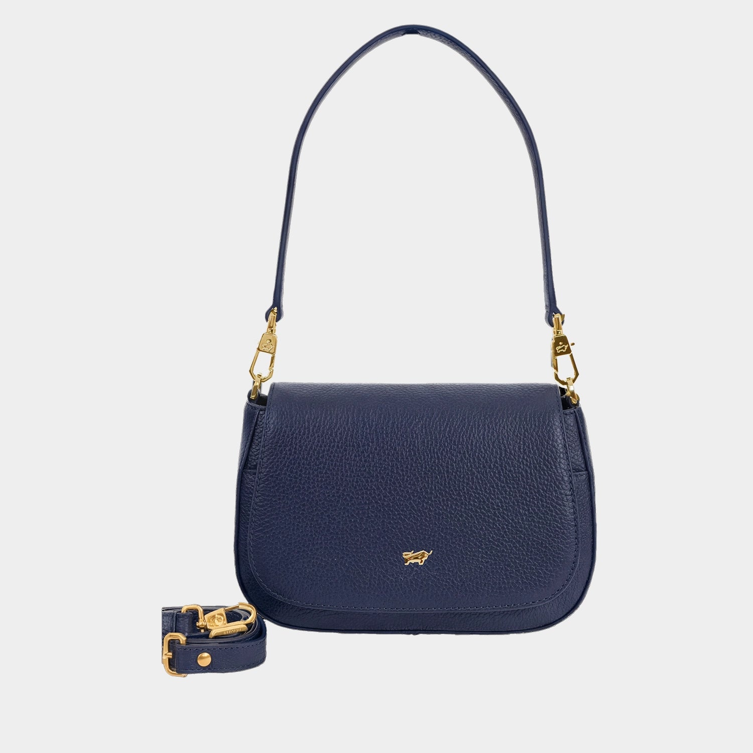 Frontansicht HANNA Flap Bag S navy