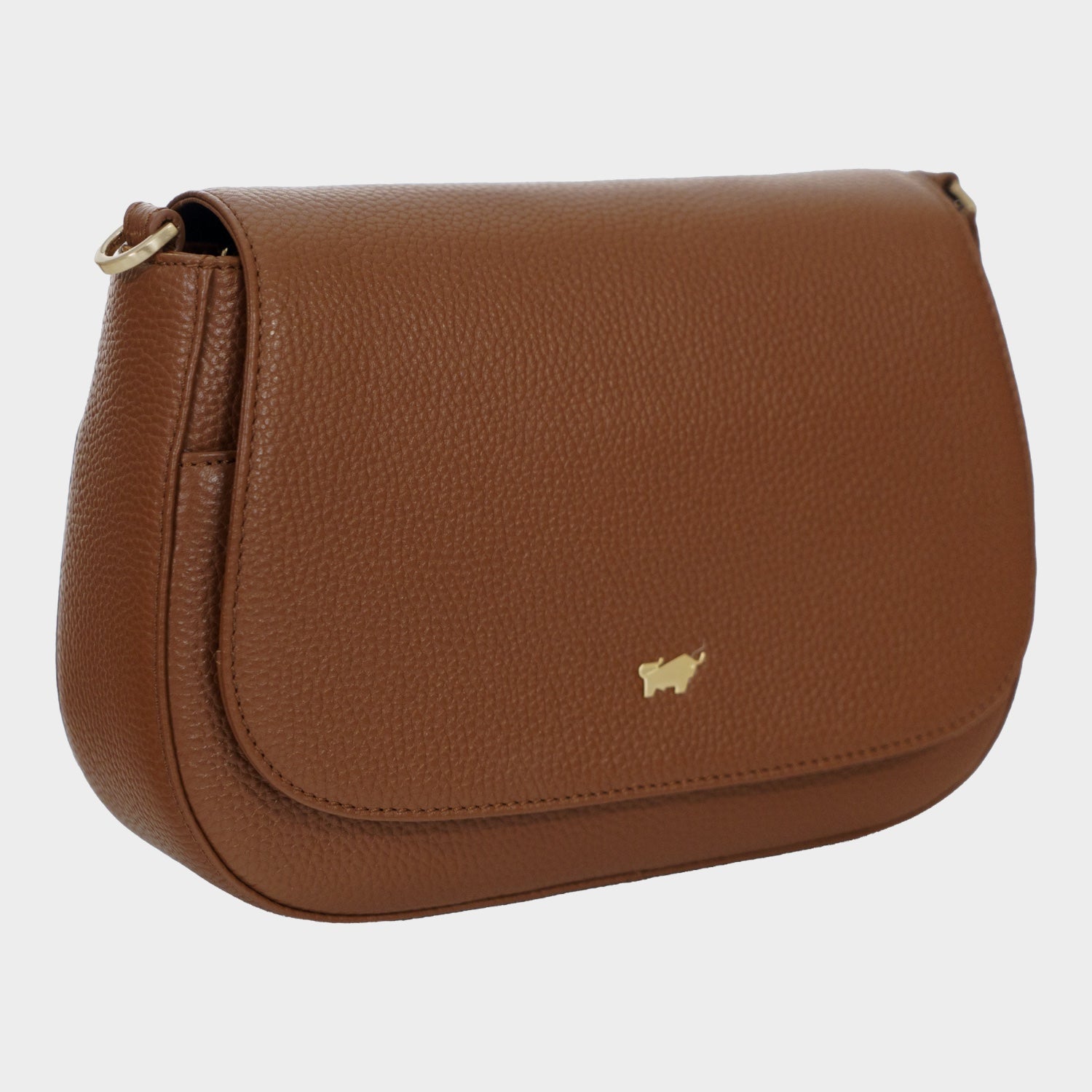 HANNA Flap Bag S saddle brown