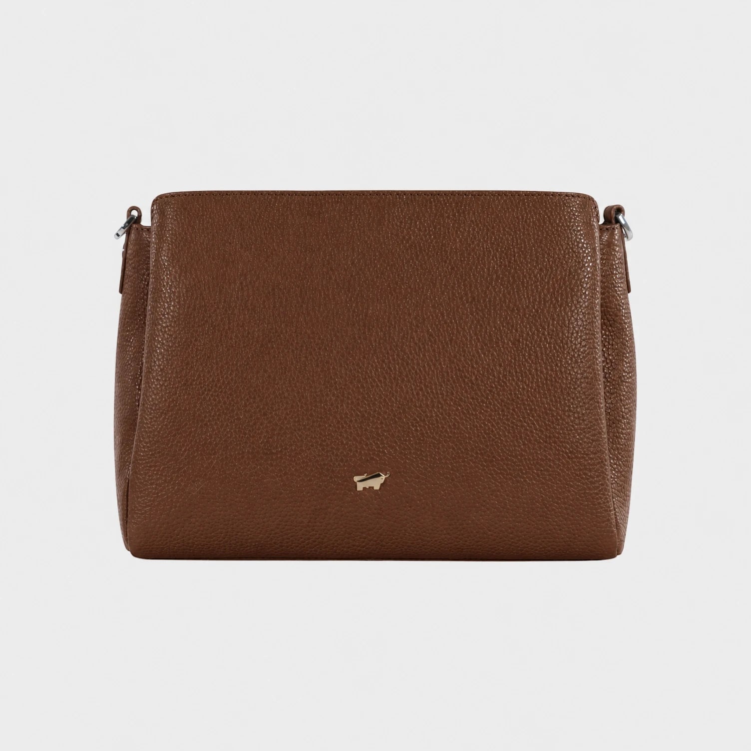 HANNA shoulder bag S saddle brown