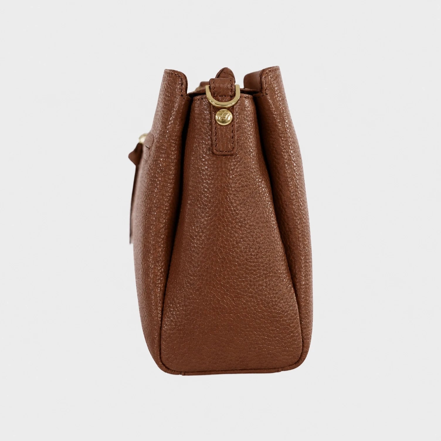 HANNA shoulder bag S saddle brown