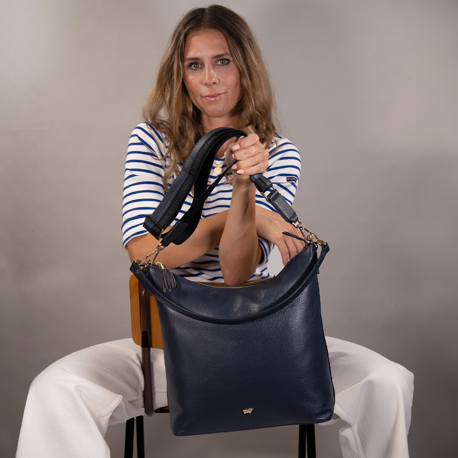 Keyfeature HANNA Hobo Bag M navy