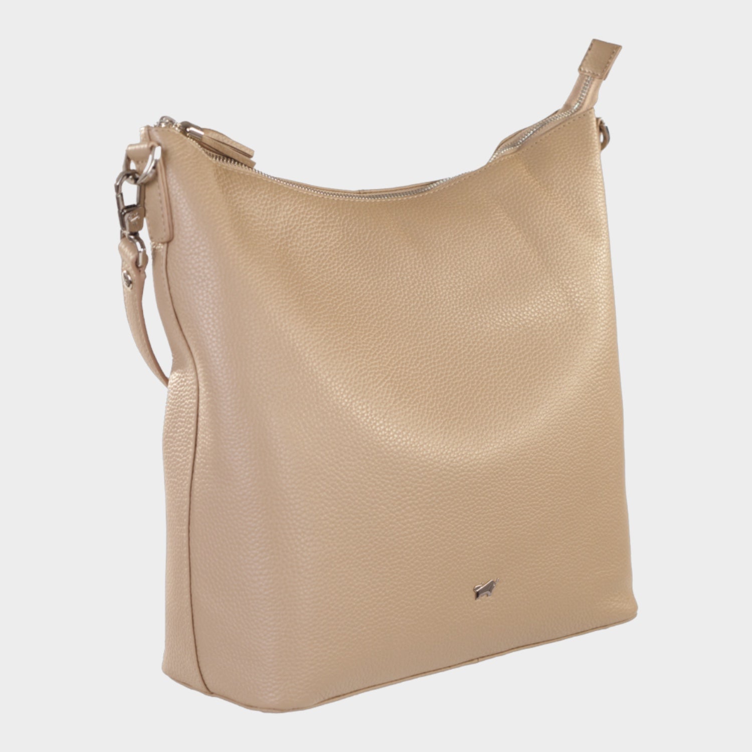 Schrägansicht HANNA Hobo Bag M creme