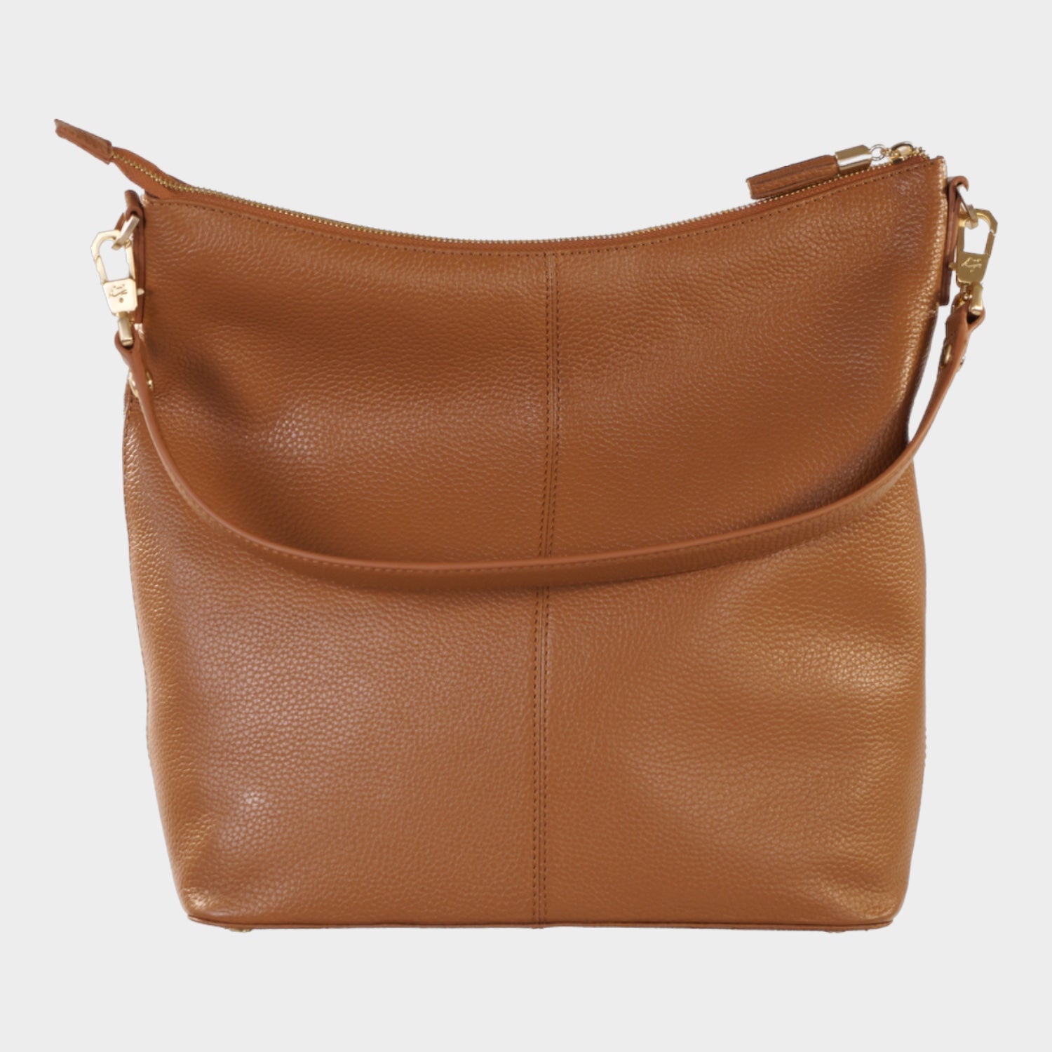 Rückansicht HANNA Hobo Bag M cognac