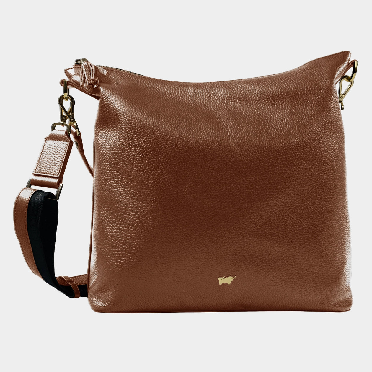 HANNA Hobo Bag M saddle brown