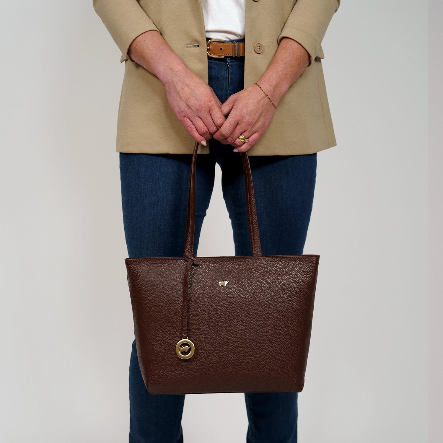 Keyfeature HANNA Shopper S dark brown