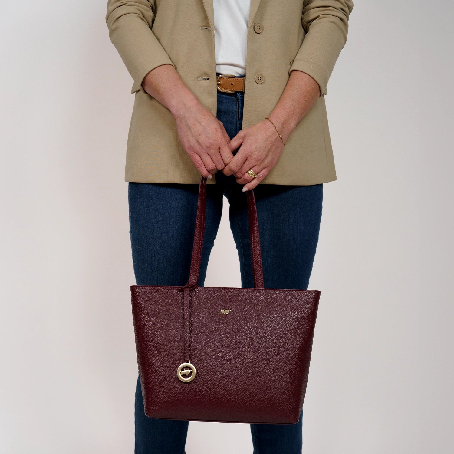 Keyfeature HANNA Shopper S dark wine
