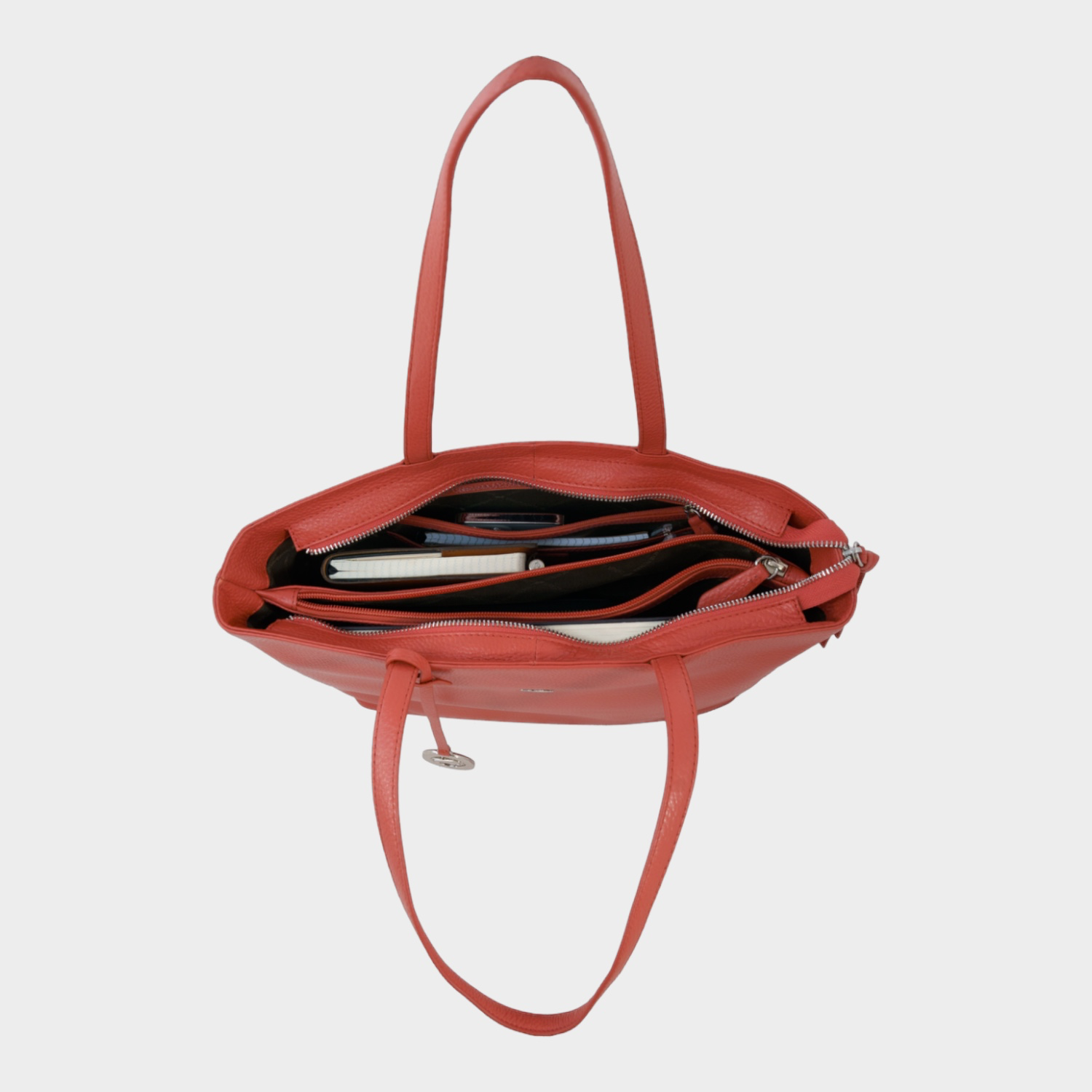 Innenansicht HANNA Shopper S dark coral