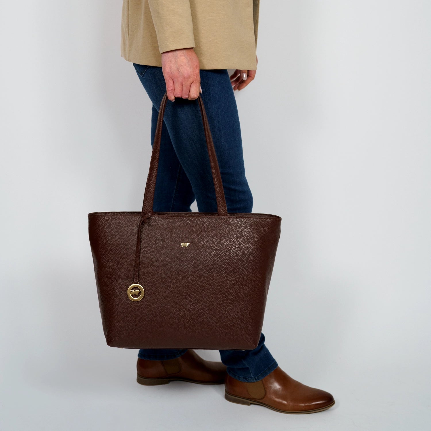 Keyfeature HANNA Shopper dark brown