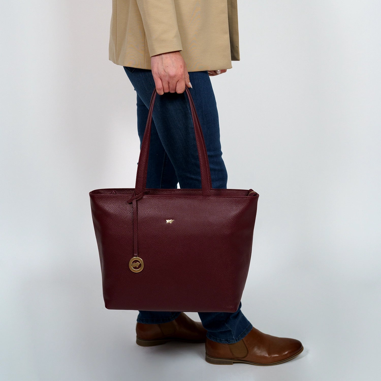 Keyfeature HANNA Shopper dark wine