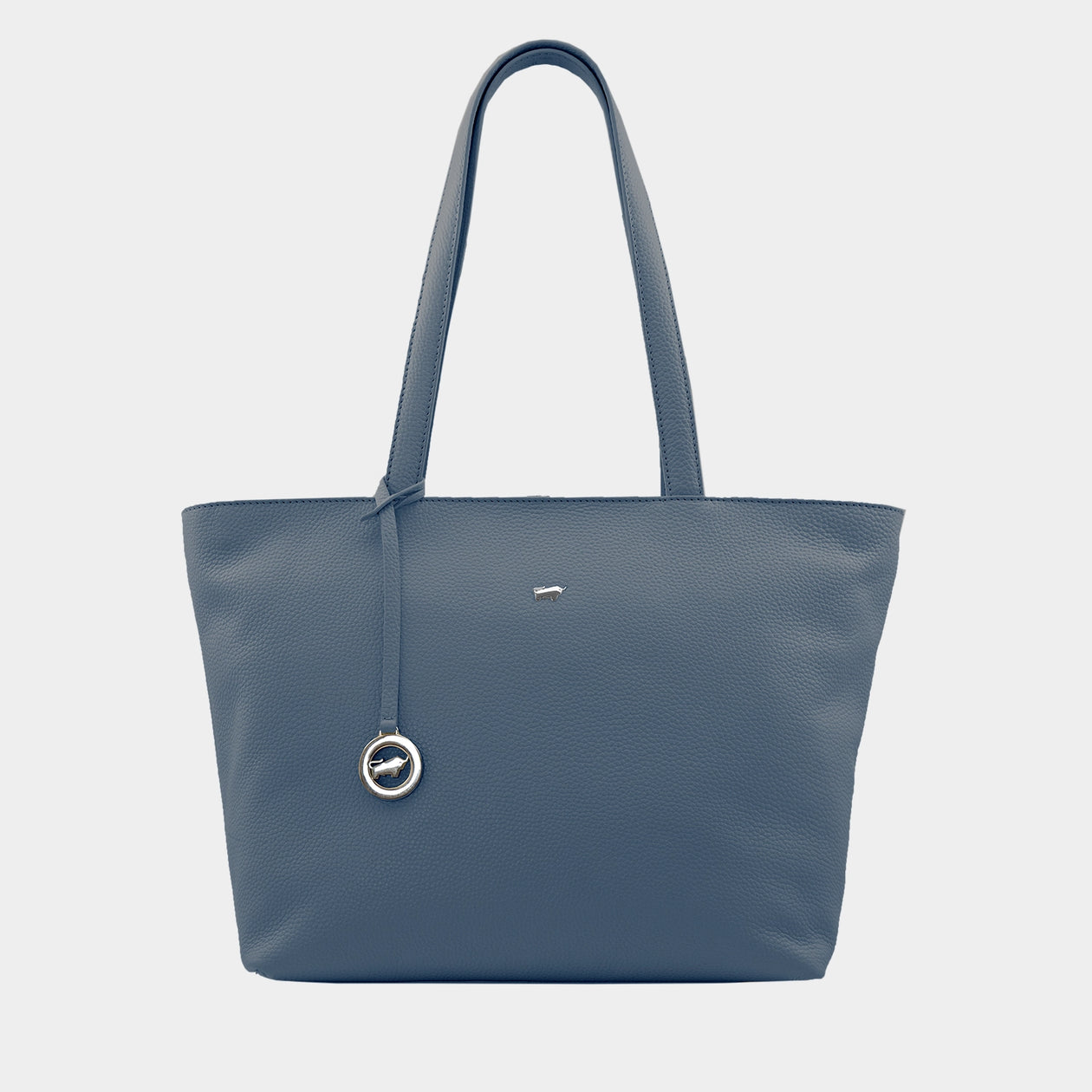 Frontansicht HANNA Shopper dusty blue