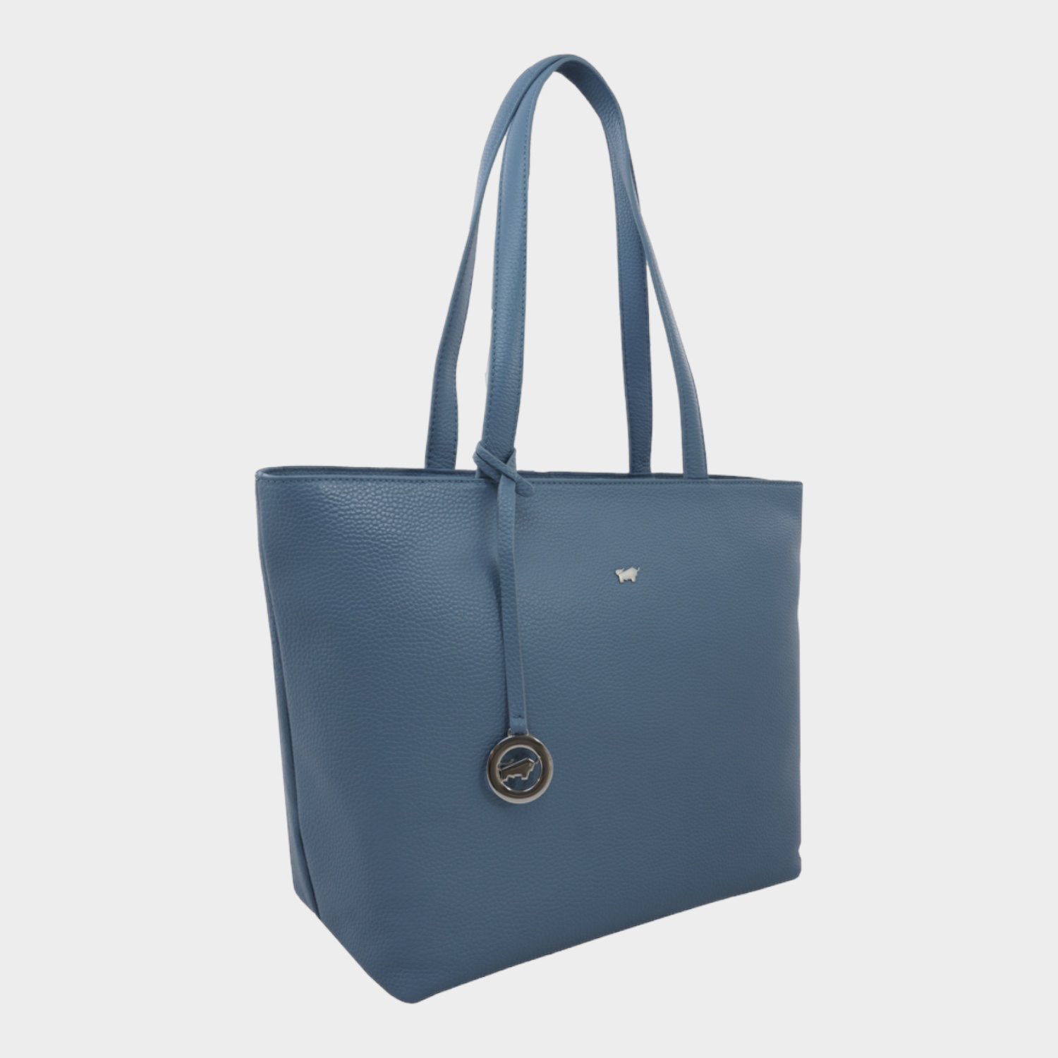 Schrägansicht HANNA Shopper dusty blue