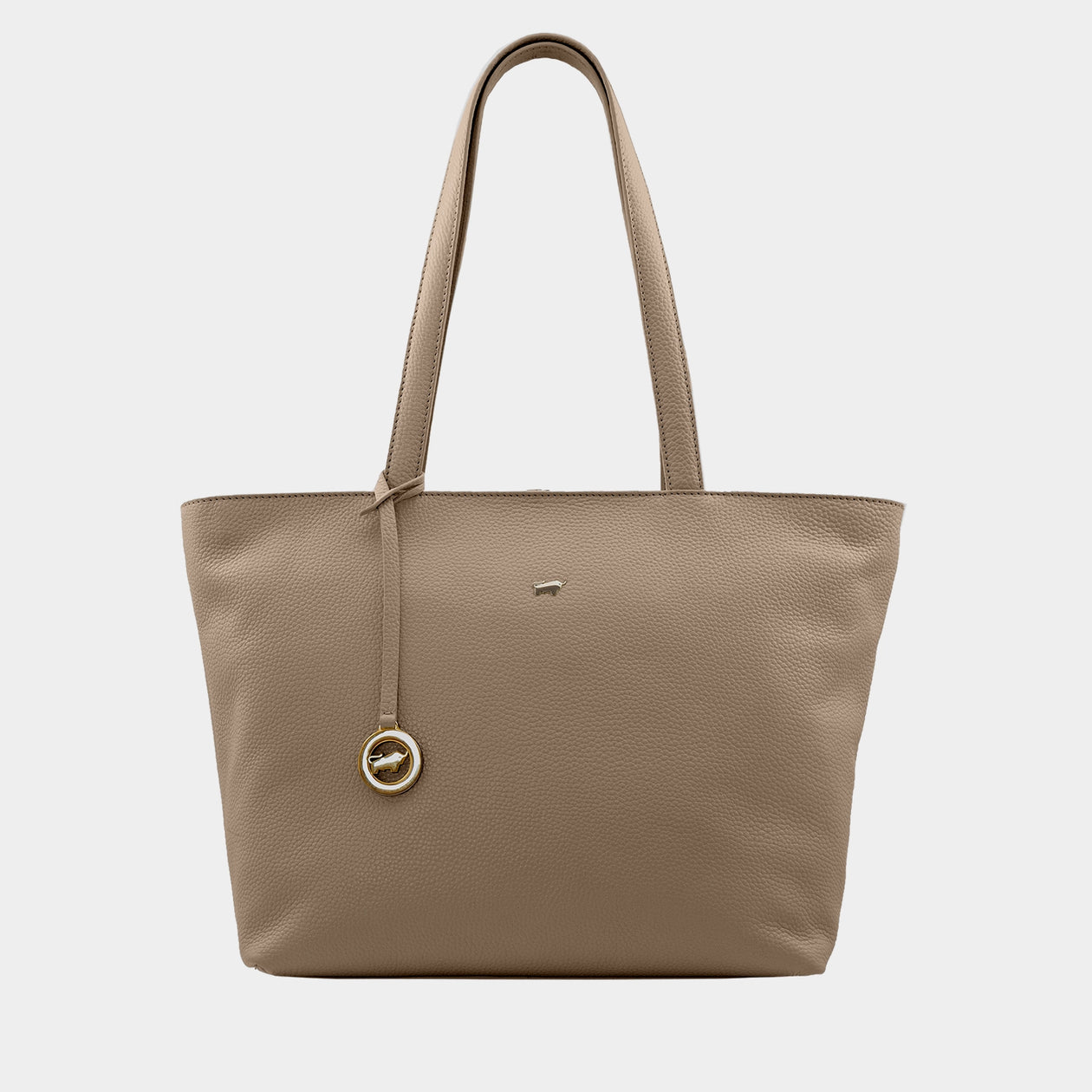 Frontansicht HANNA Shopper clay brown