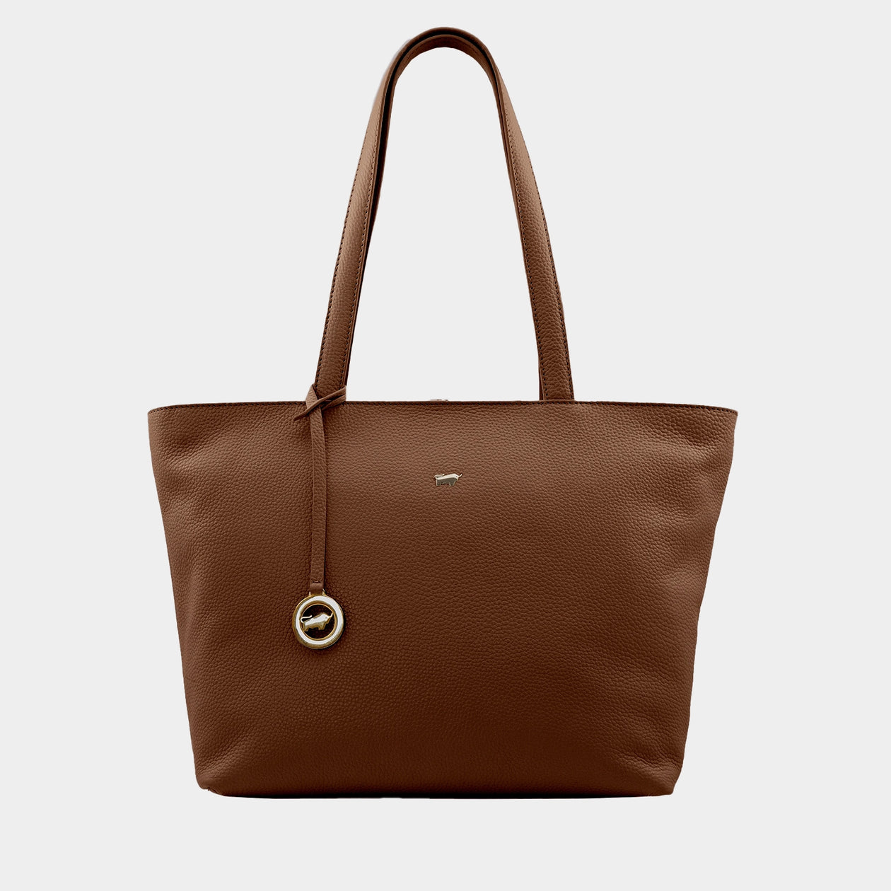 Frontansicht HANNA Shopper saddle brown