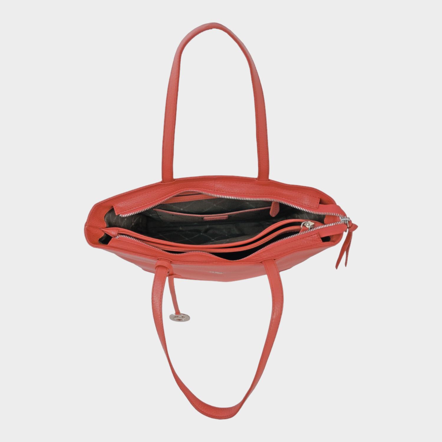 Innenansicht HANNA Shopper dark coral