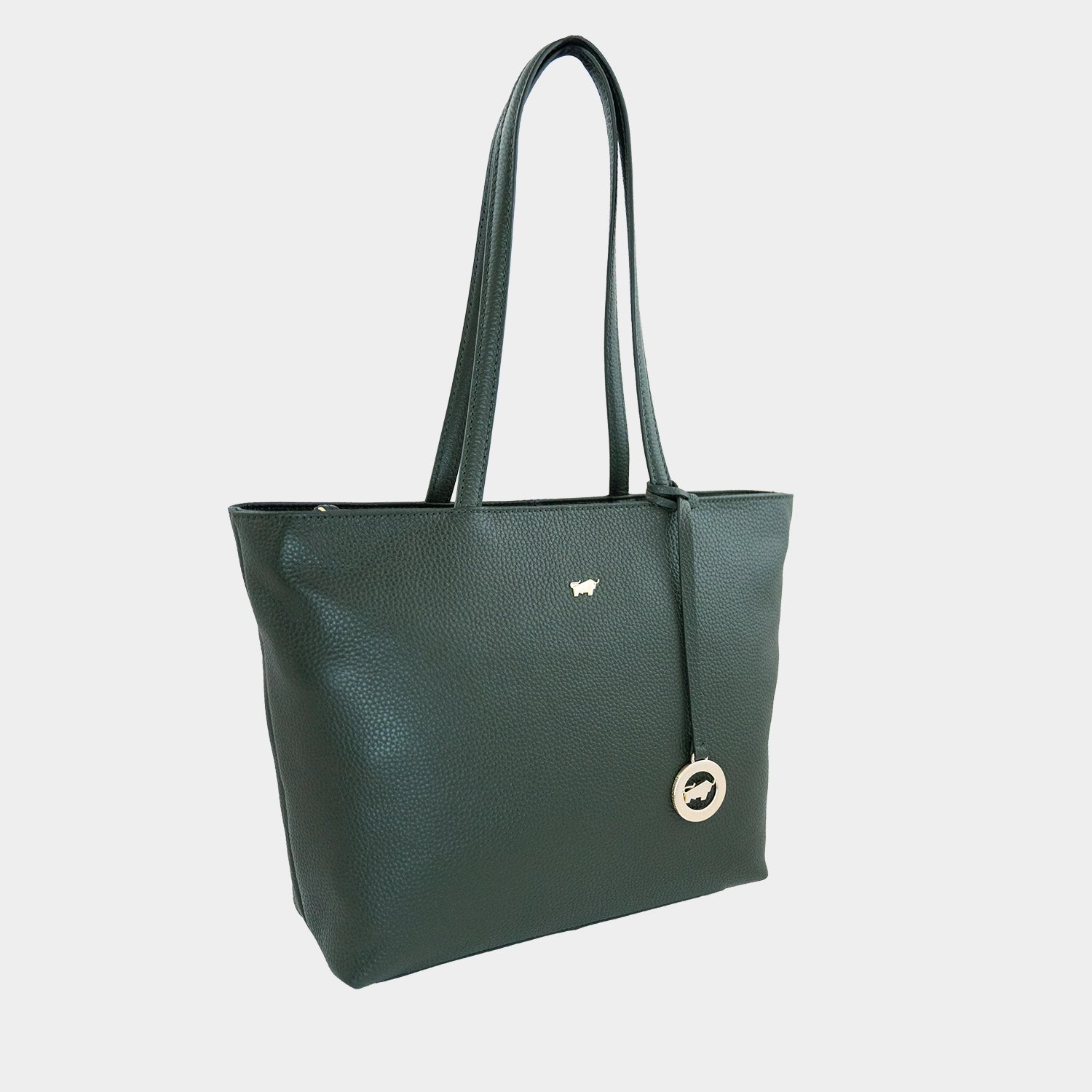 Schrägansicht HANNA Shopper loden green hover