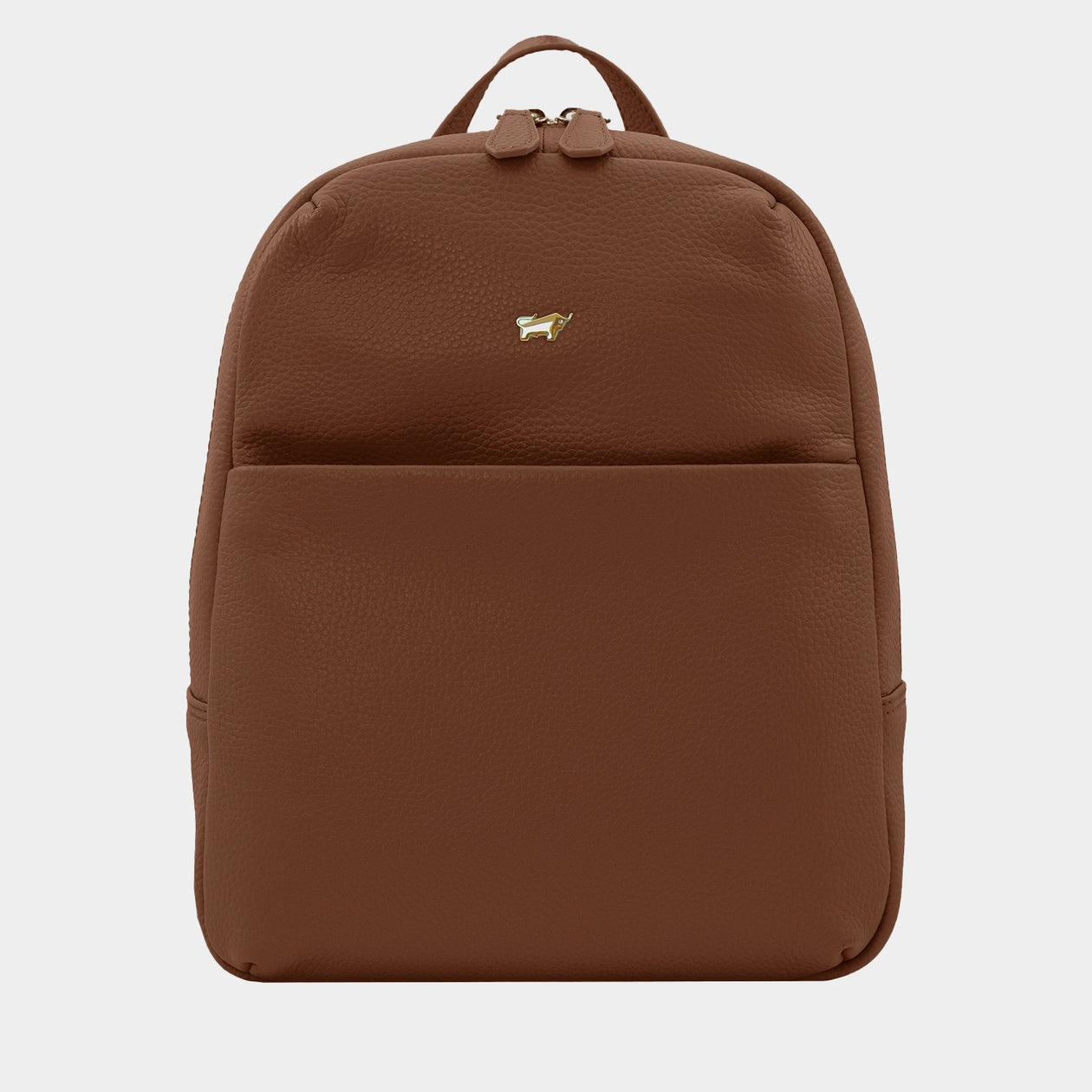 Frontansicht HANNA Rucksack S saddle brown