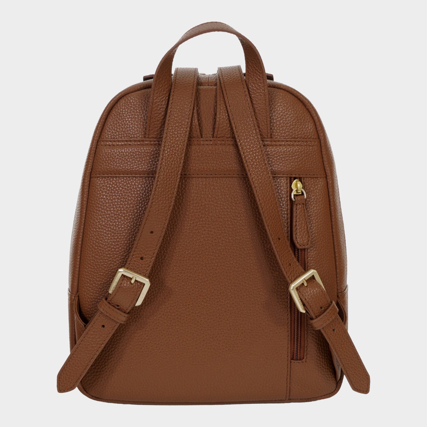 Rückansicht HANNA Rucksack S saddle brown