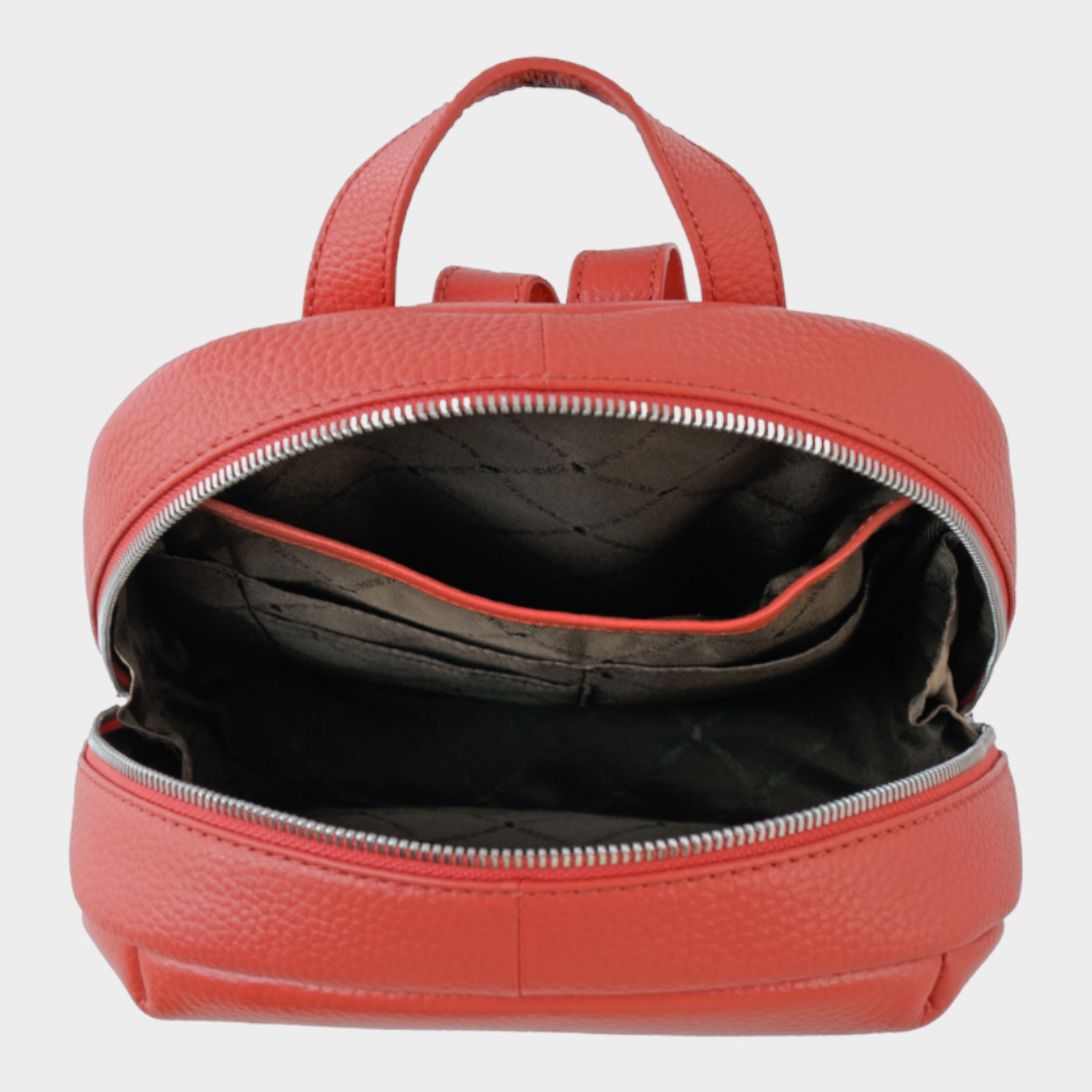 Innenansicht HANNA Rucksack S dark coral