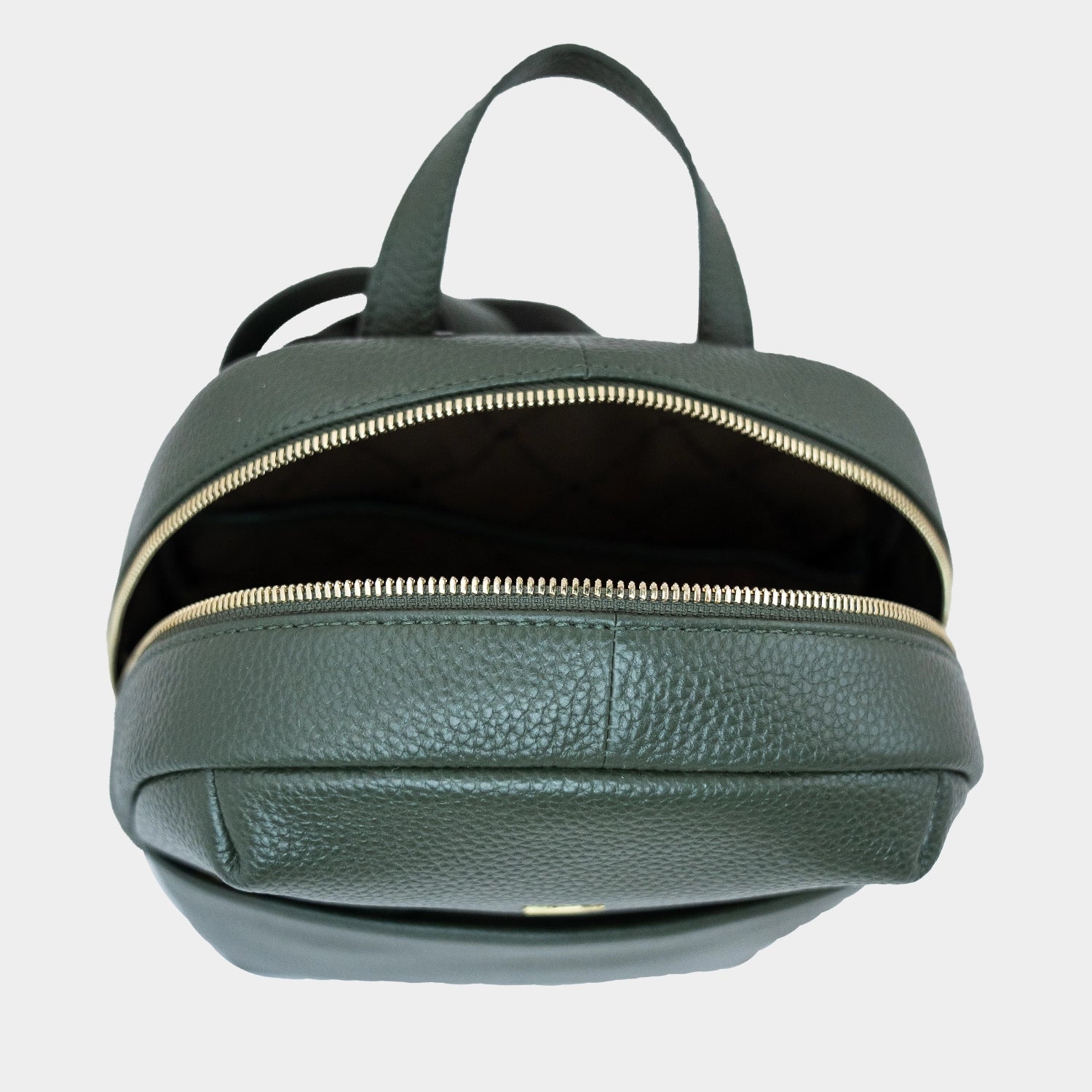 Innenansicht HANNA Rucksack S loden green 