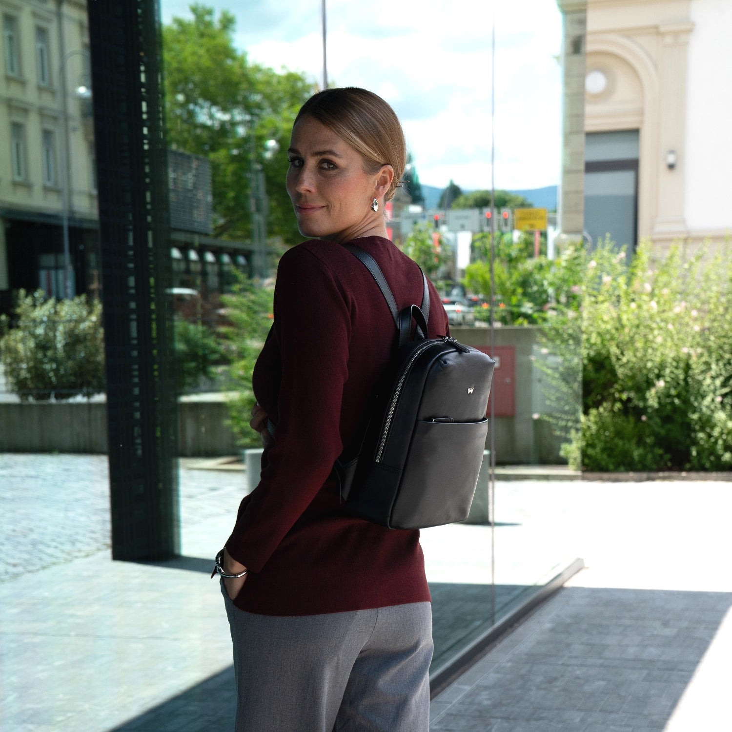 HANNA CLASSIC Rucksack S schwarz