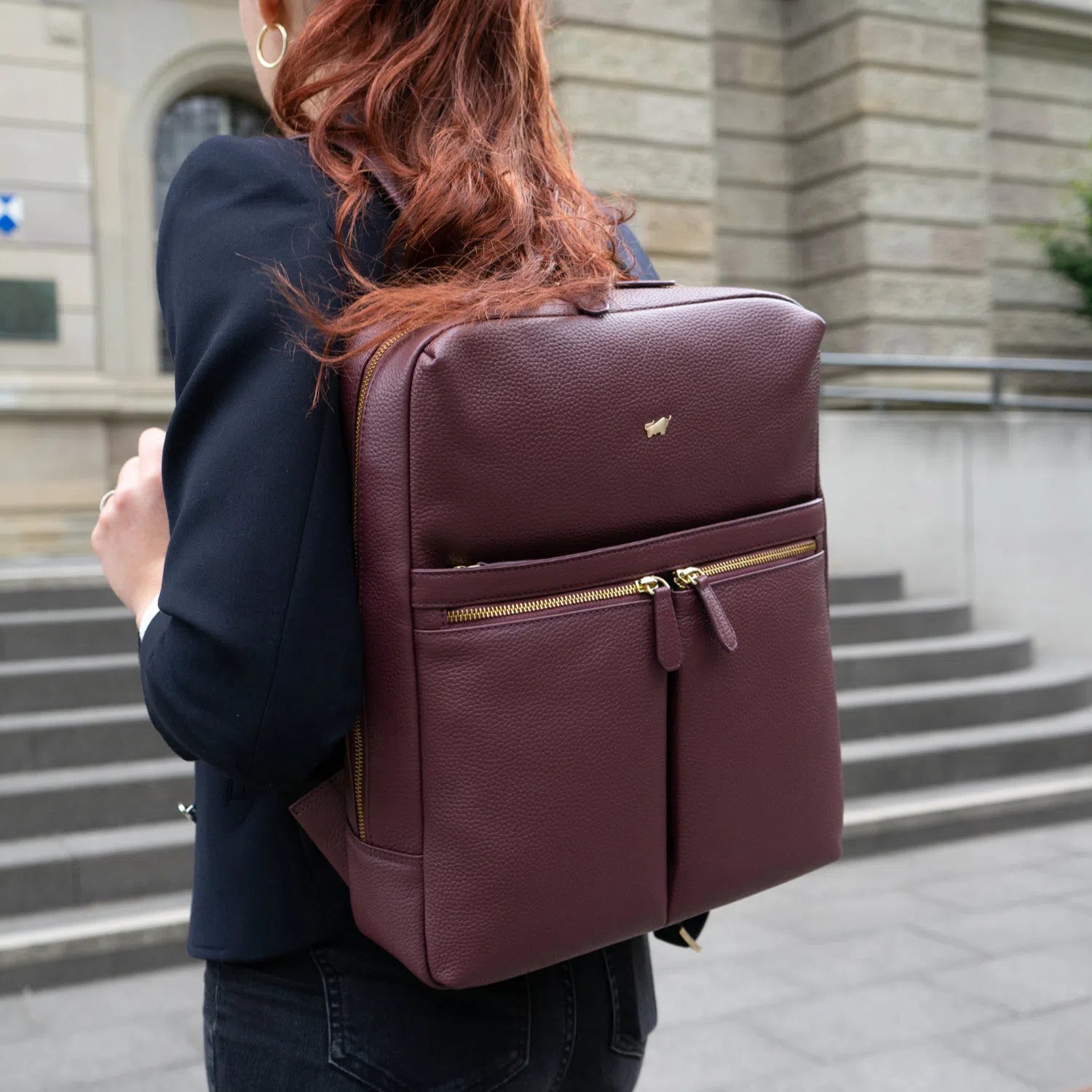 HANNA Rucksack M cognac