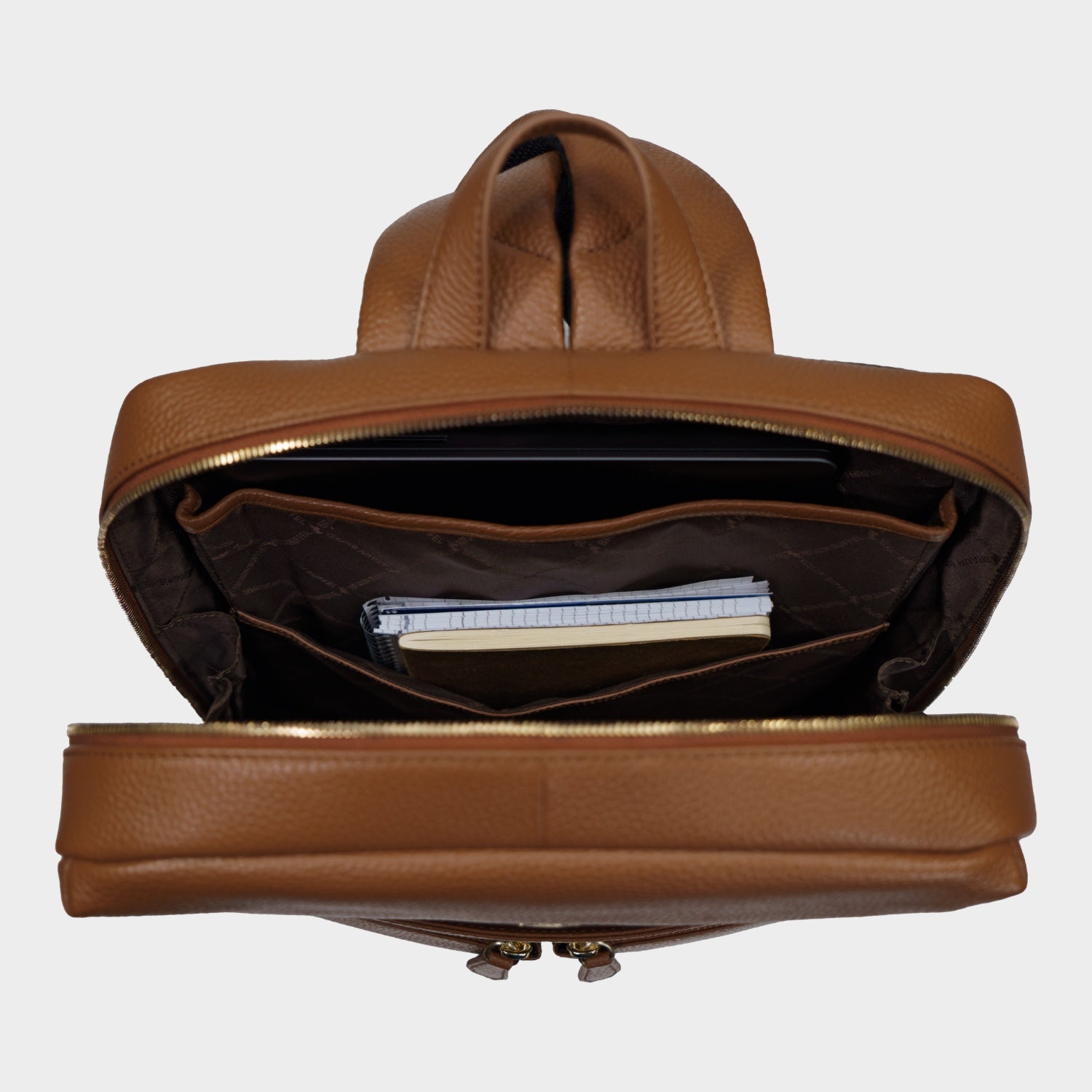 HANNA Backpack M saddle brown