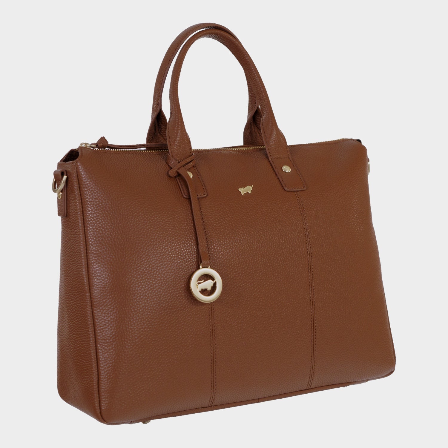 HANNA Business Tote saddle brown