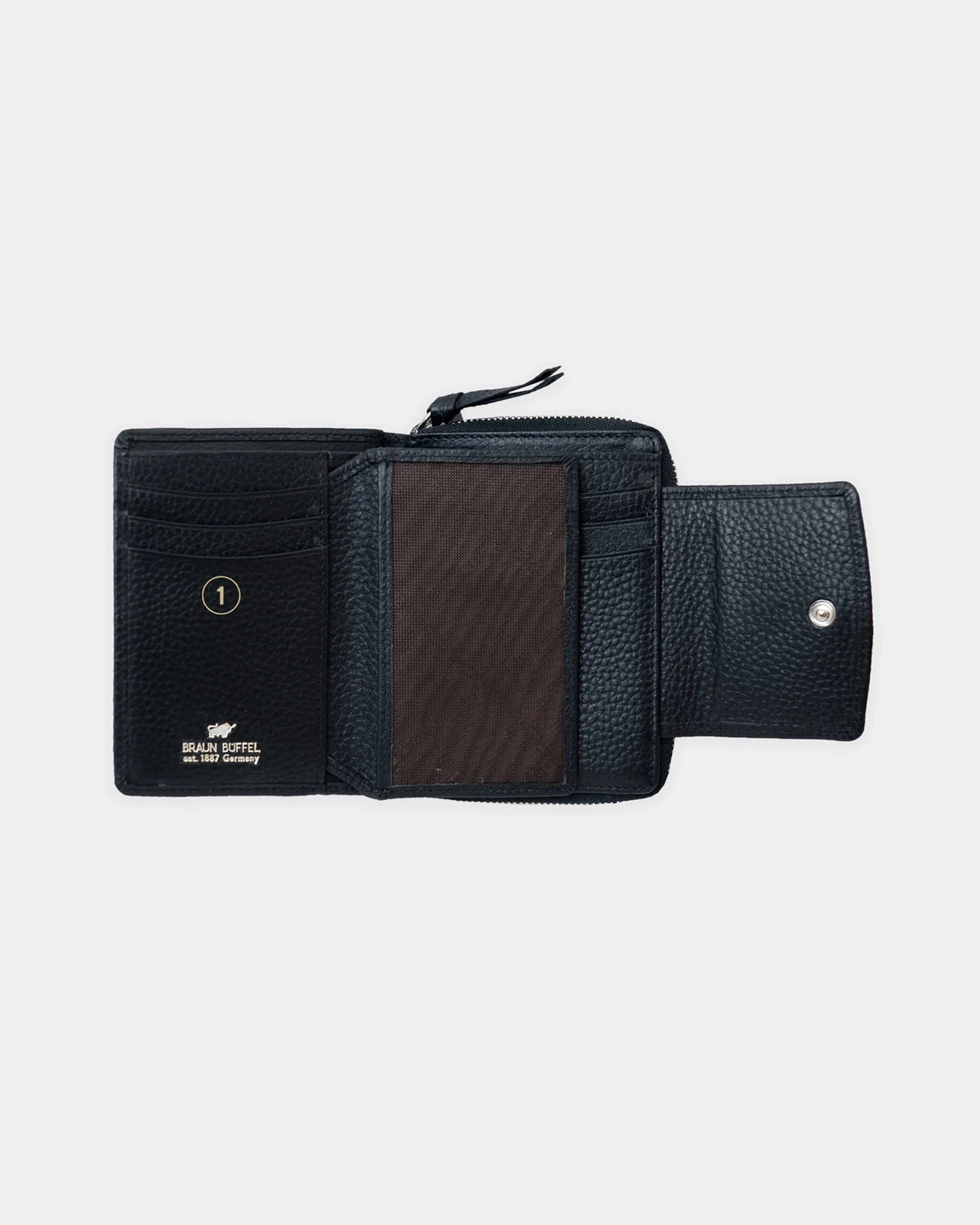  HANNA RFID RV Geldbörse M 8CS schwarz