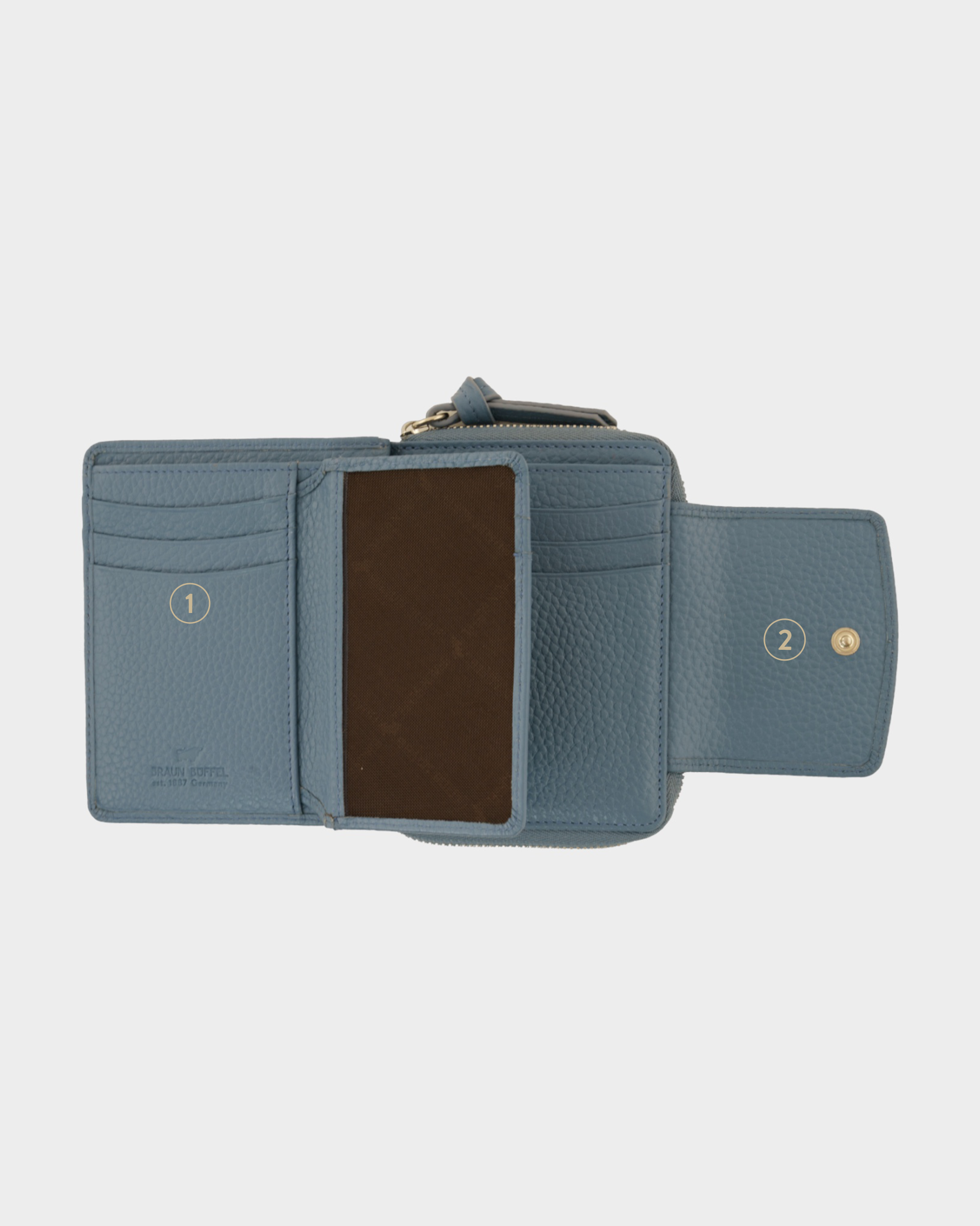 Personalisierungsbild HANNA RFID RV Geldbörse M 8CS dusty blue