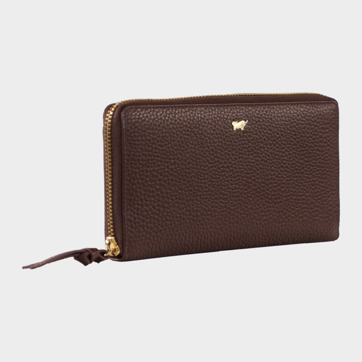 Schrägansicht HANNA RFID RV Geldbörse 16CS dark brown