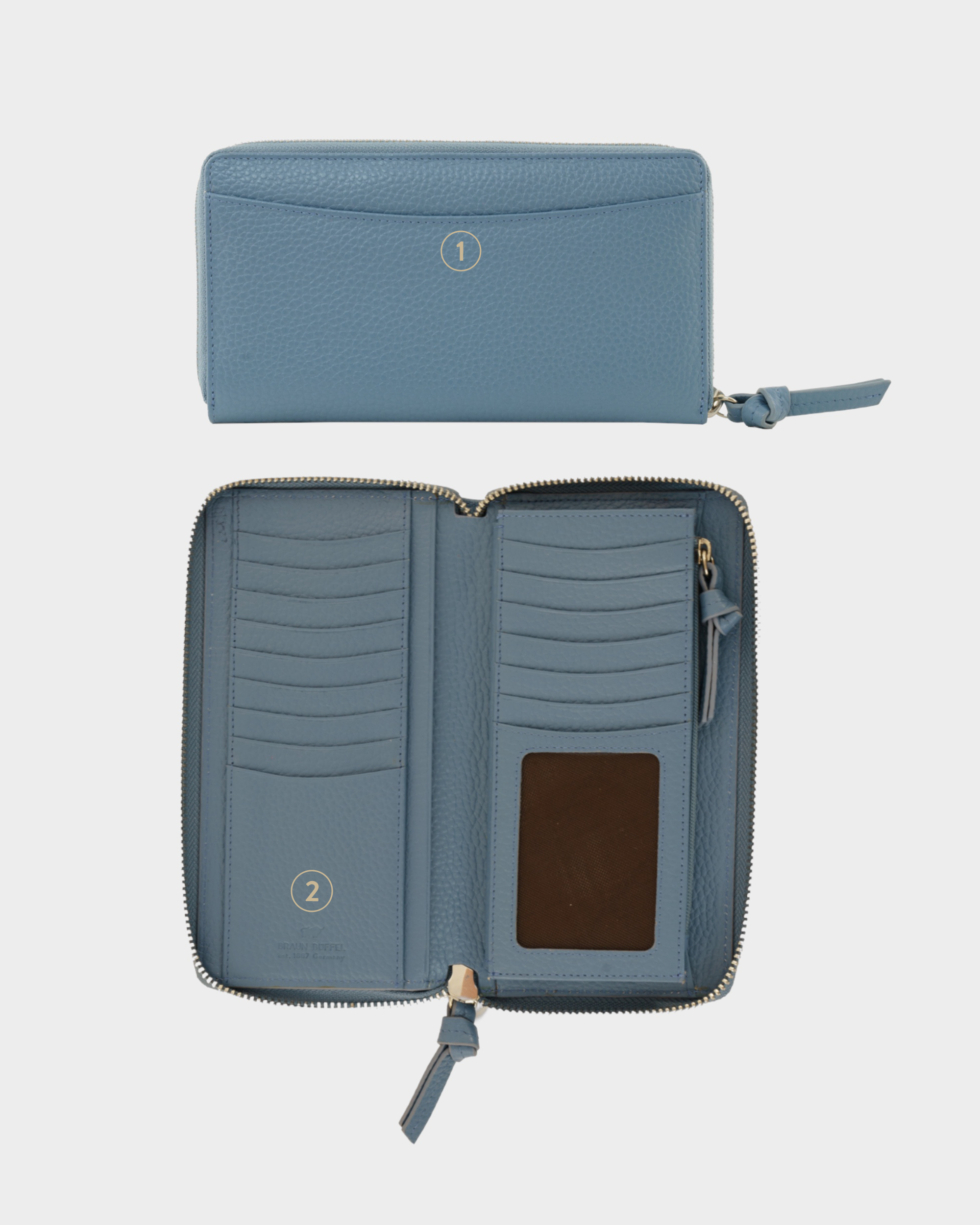 Personalisierungsbild HANNA RFID RV Geldbörse 16CS dusty blue