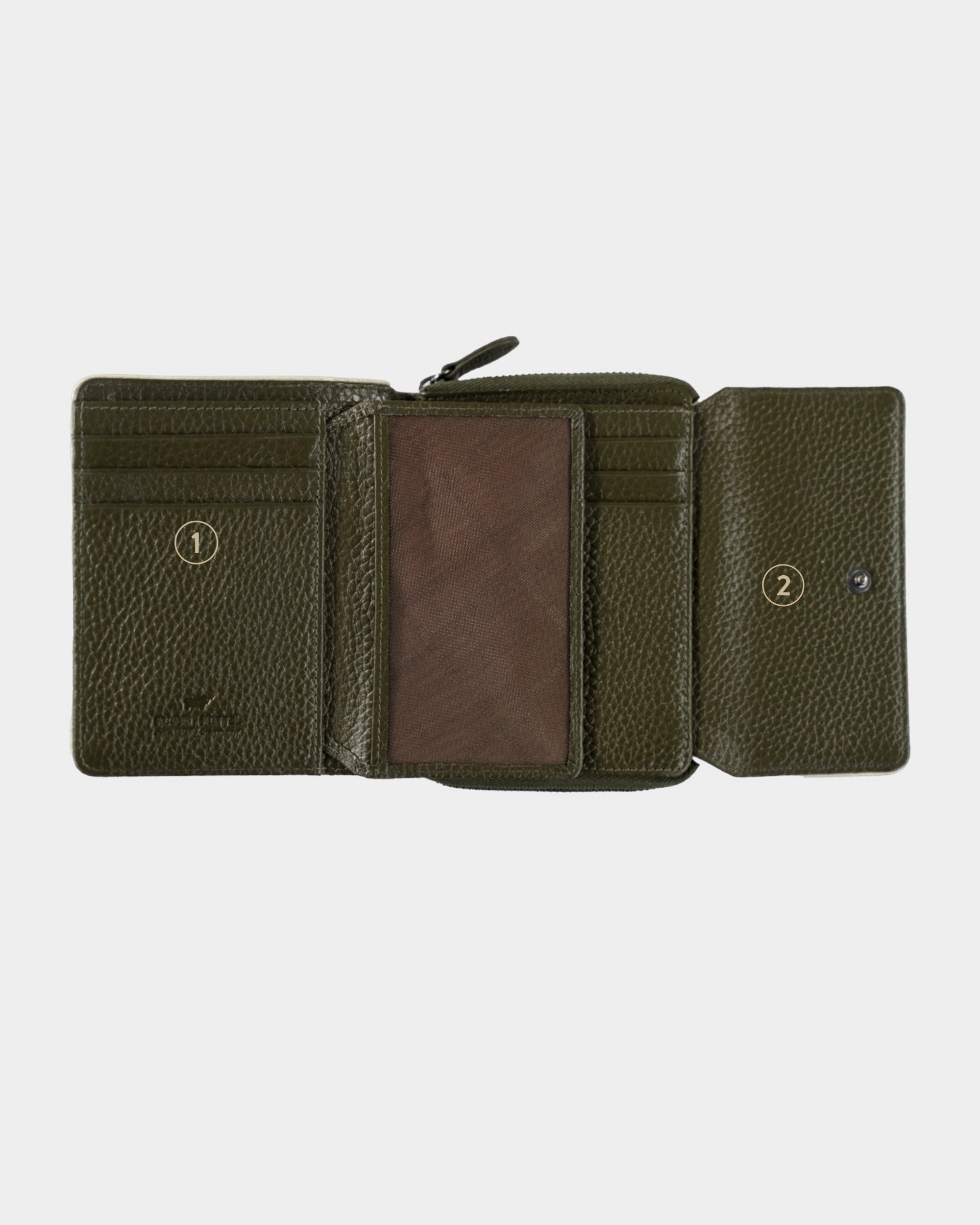 ASTI LIMITED RFID RV-Geldbörse M 8CS dark green