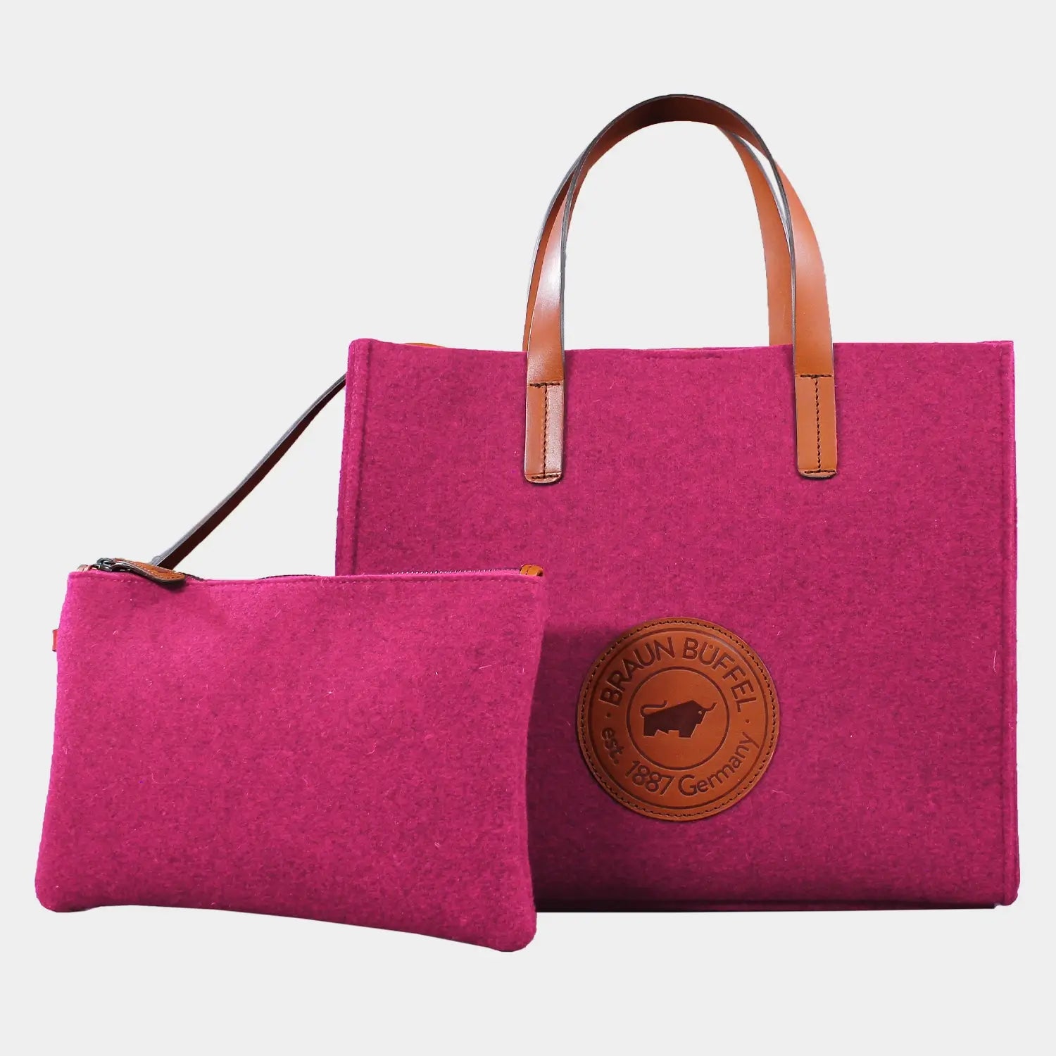 Frontansicht JOWOOLY Shopper M pink