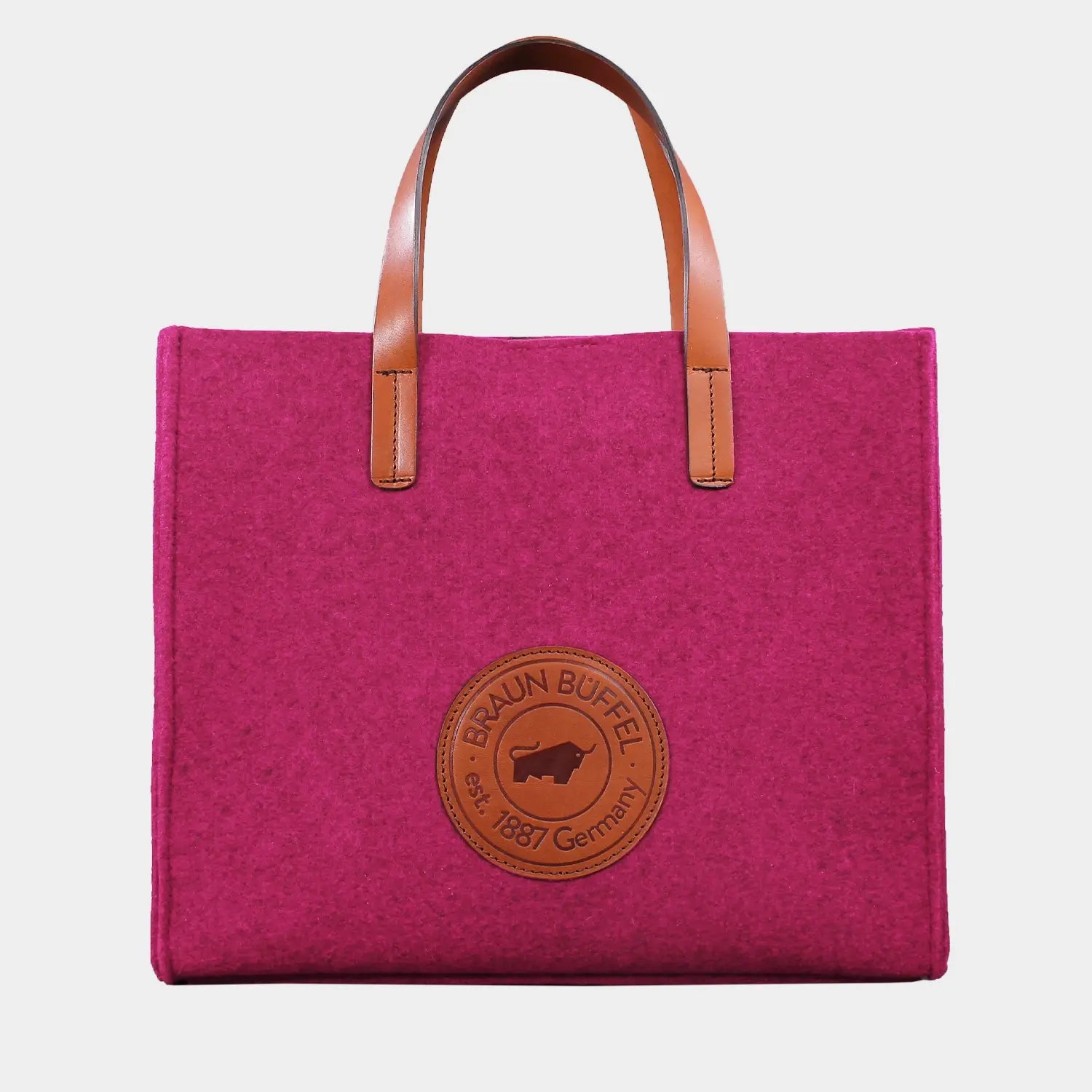 Frontansicht JOWOOLY Shopper M pink