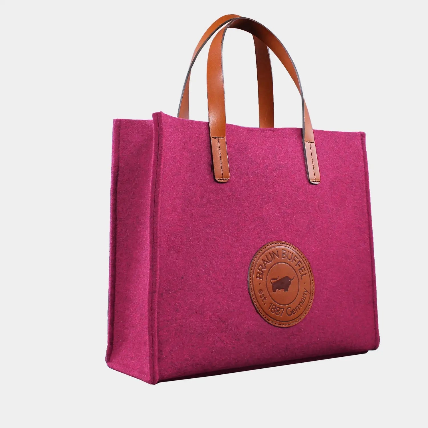 Schrägansicht JOWOOLY Shopper M pink