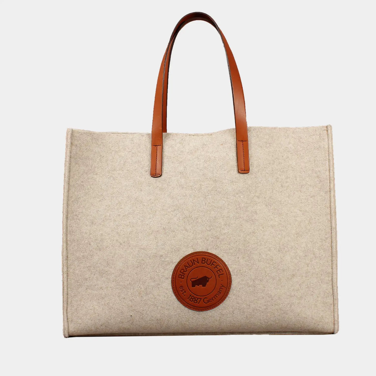 Frontansicht JOWOOLY Shopper L beige