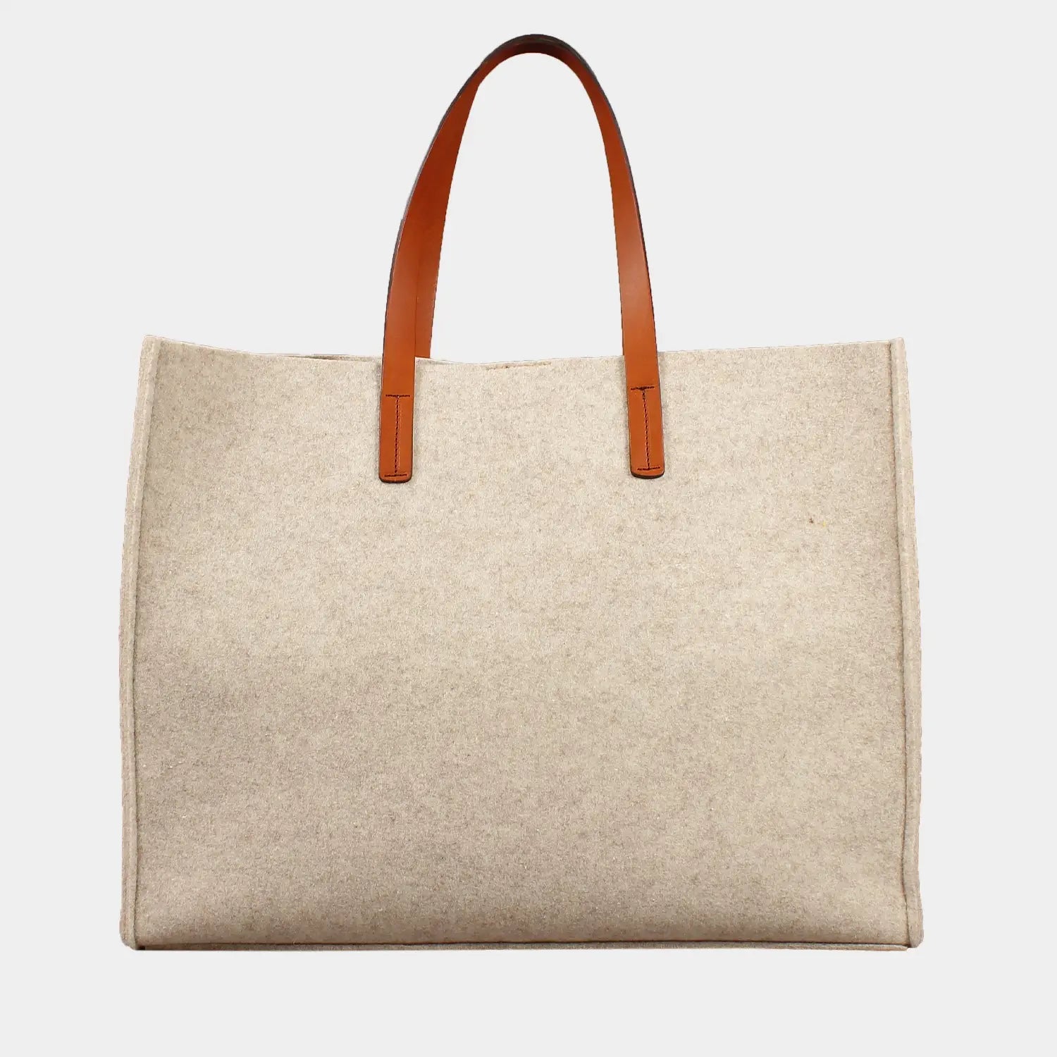 Rückansicht JOWOOLY Shopper L beige