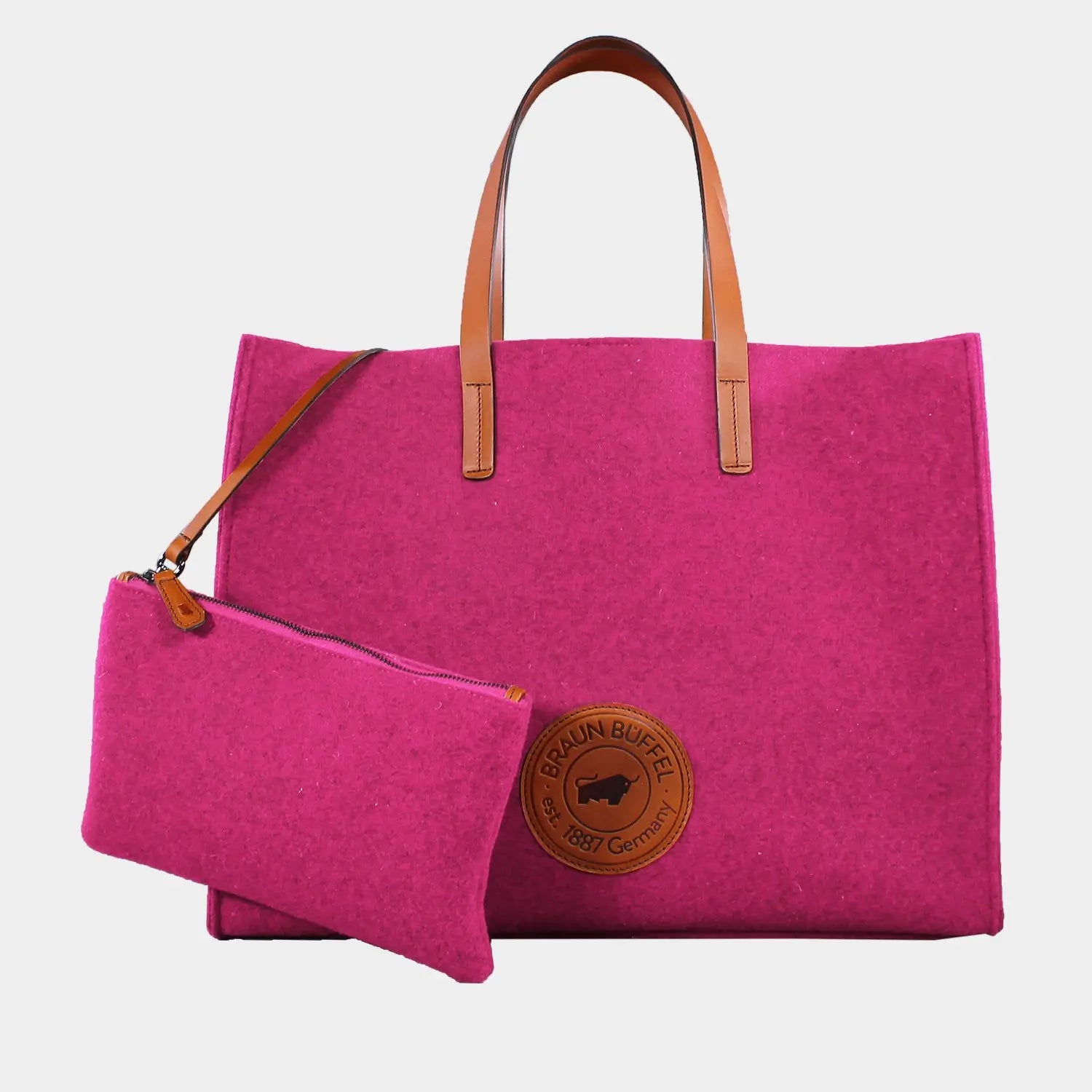 Frontansicht JOWOOLY Shopper L pink