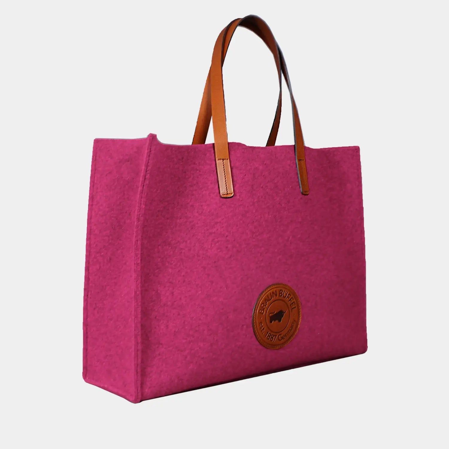 Schrägansicht JOWOOLY Shopper L pink