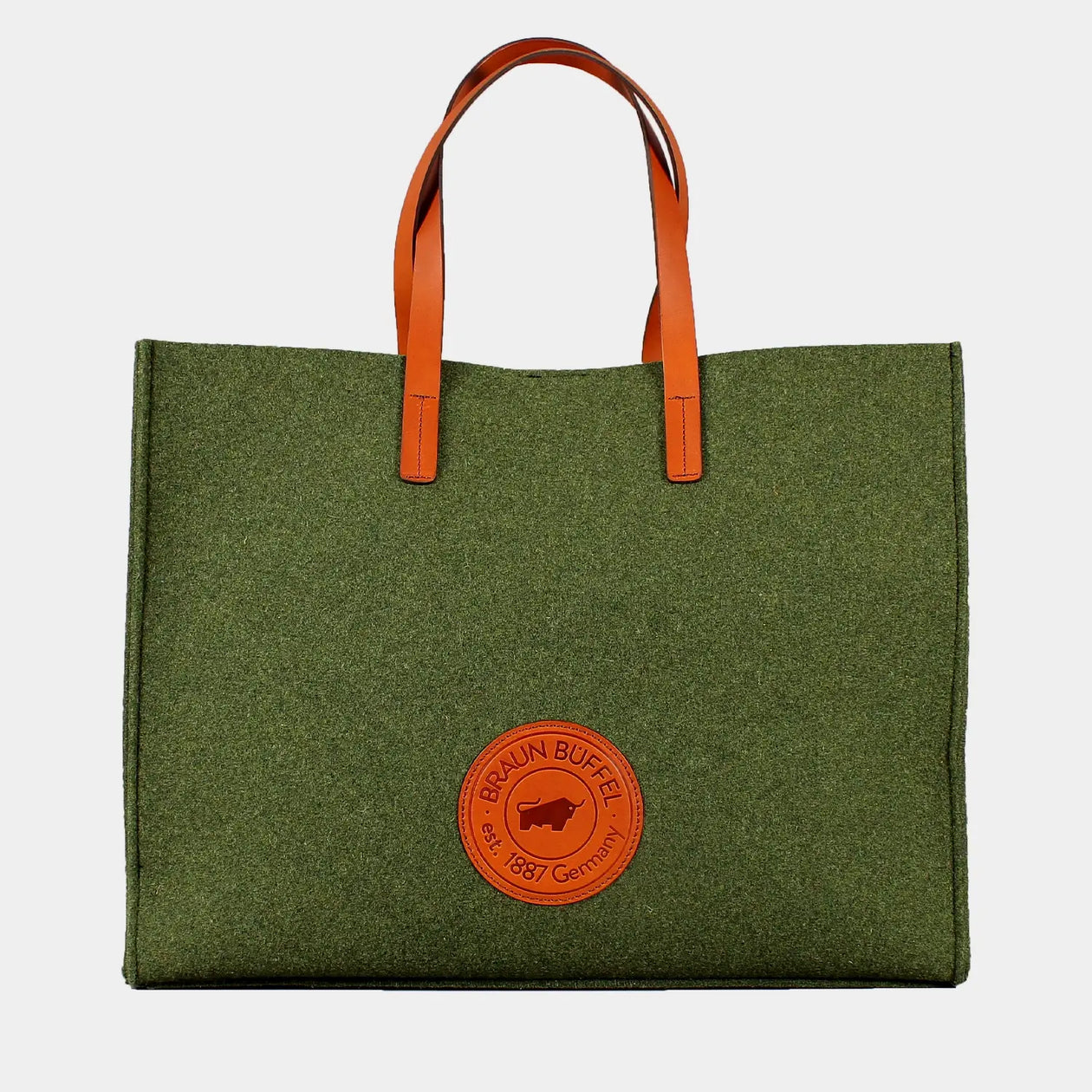 Frontansicht JOWOOLY Shopper L olive