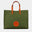 Frontansicht JOWOOLY Shopper L olive