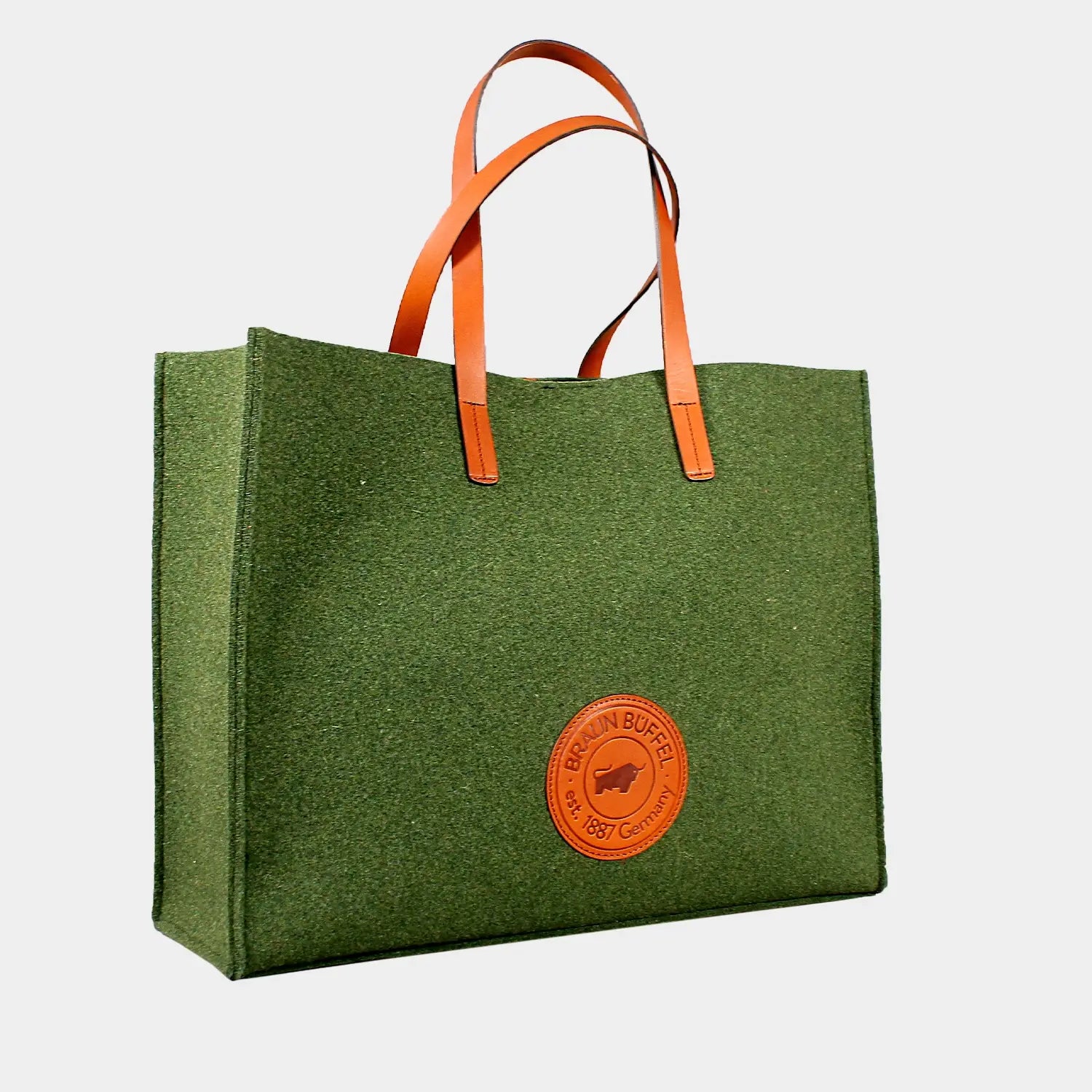 Schrägansicht JOWOOLY Shopper L olive