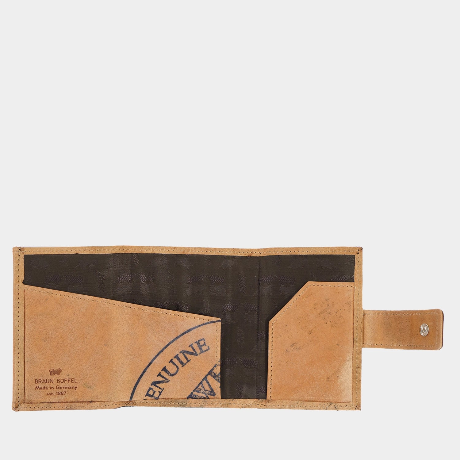 Innenansicht CORDOVAN Slim Wallet Special V2 mustang