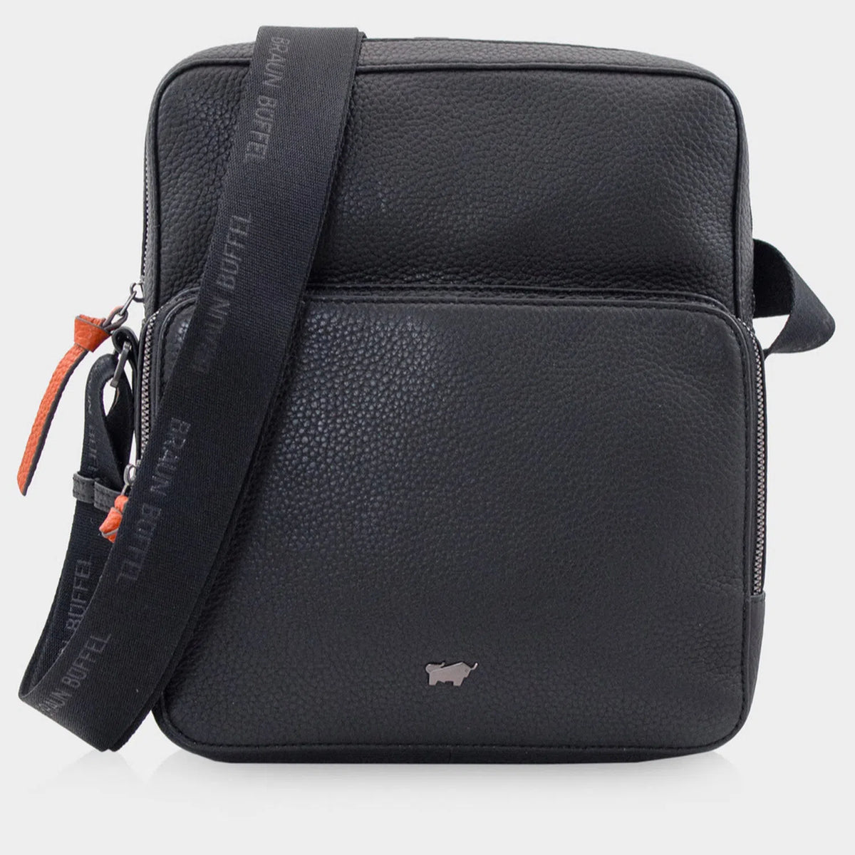 BRAUN BUFFEL 黒レザー2wayビジネスバッグ 26354-808-010-novara-postman-