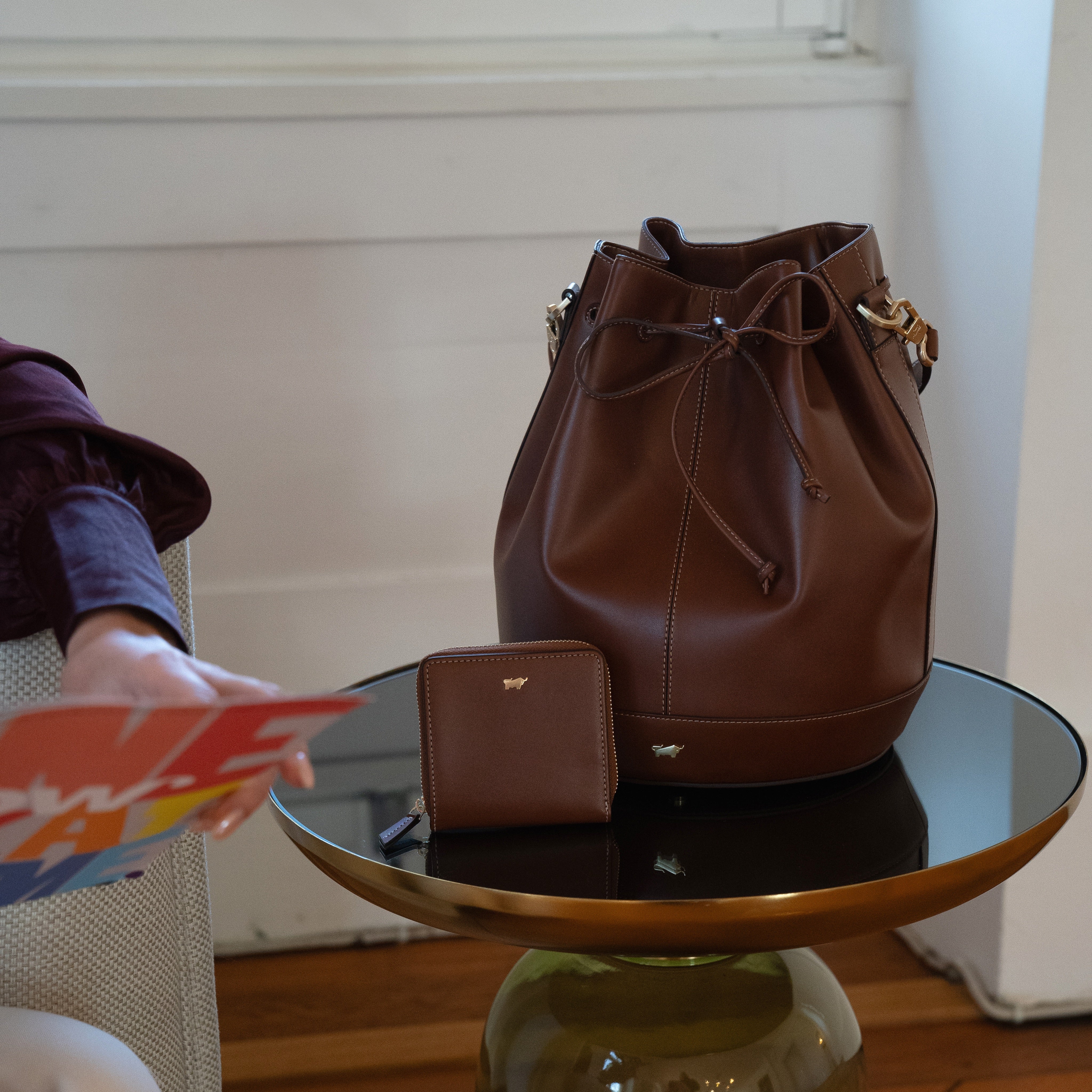 ALICE RV-Geldbörse S 6CS cognac