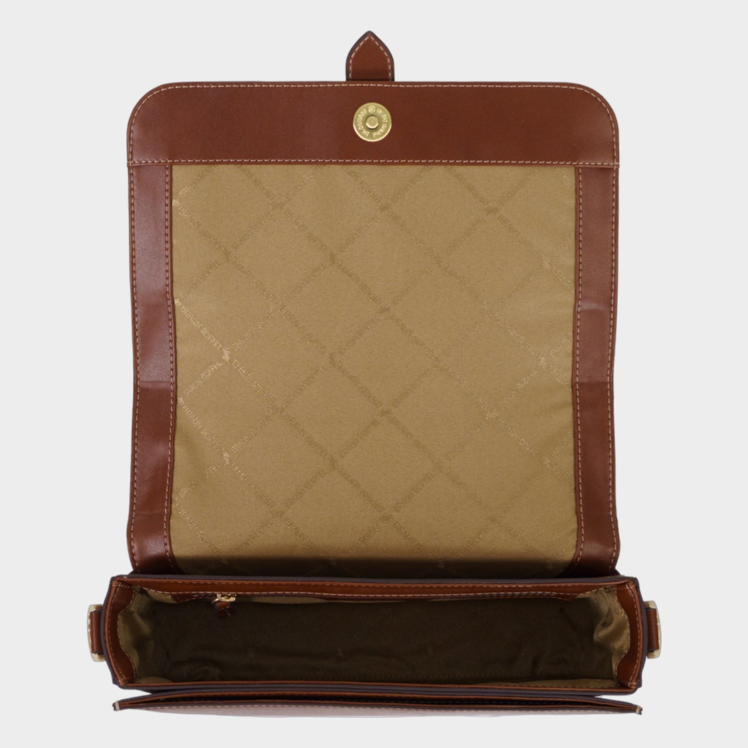 Innenansicht ALICE Umhängetasche cognac